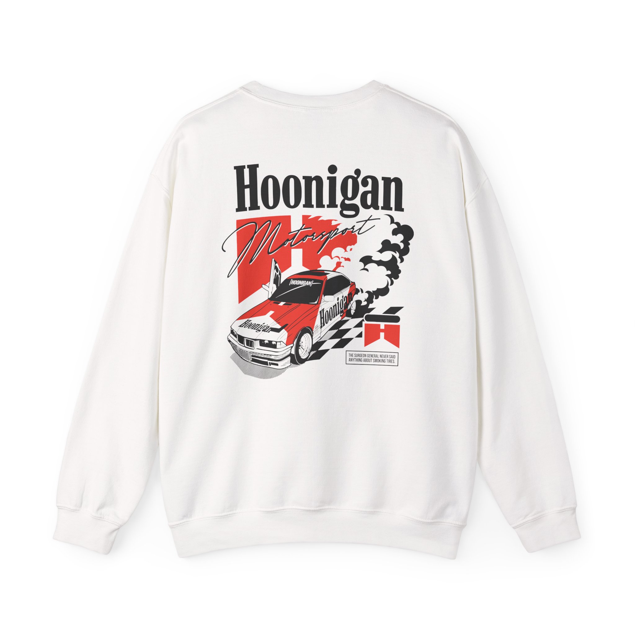 Ken Block Hoonigan Burnout Team Unisex Heavy Blendâ„¢ Crewneck Sweatshirt
