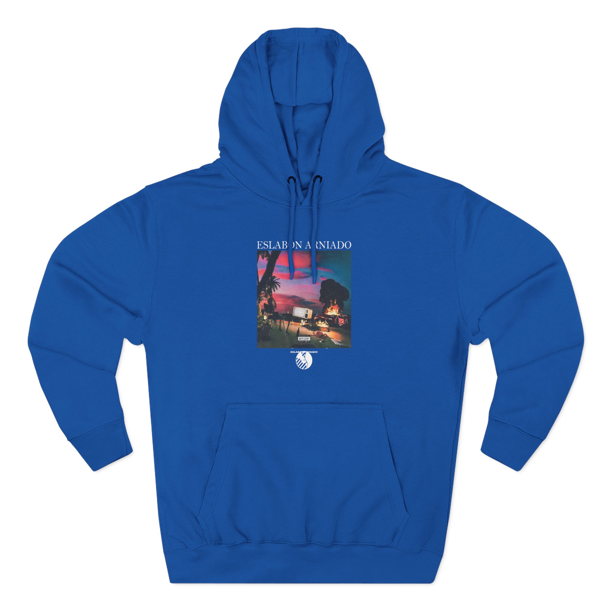 Eslabon Armado Nostalgia Album Three-Panel Fleece Hoodie