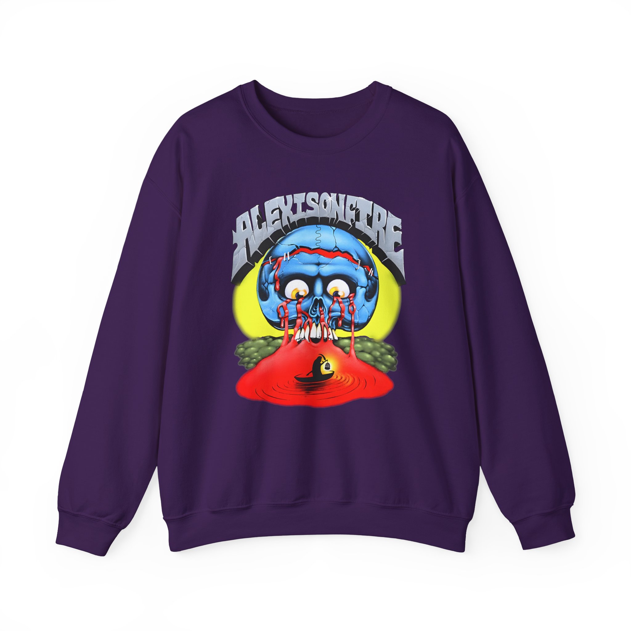 Alexisonfire Skull Island Unisex Heavy Blendâ„¢ Crewneck Sweatshirt