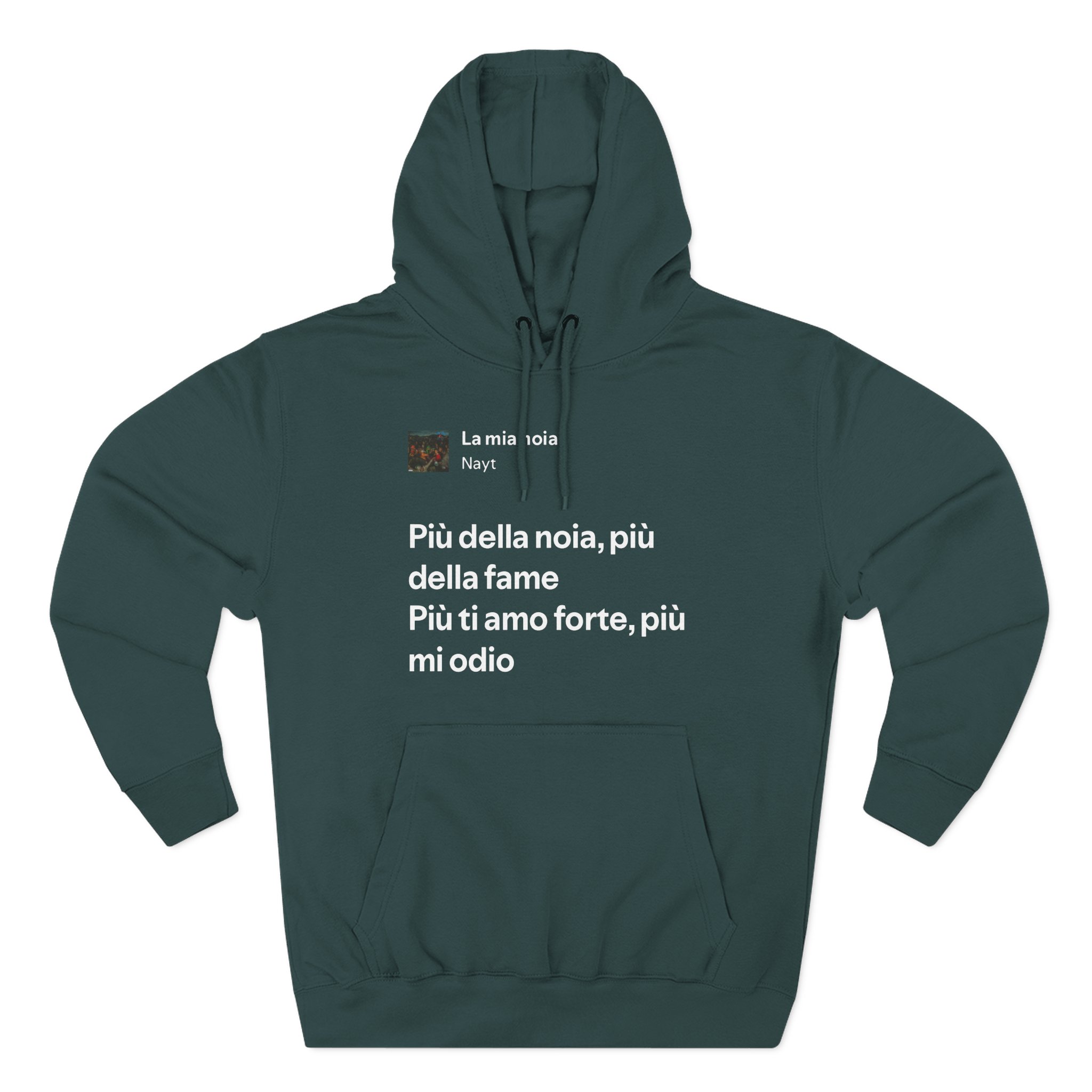 Nayt La Mia Noia Three-Panel Fleece Hoodie