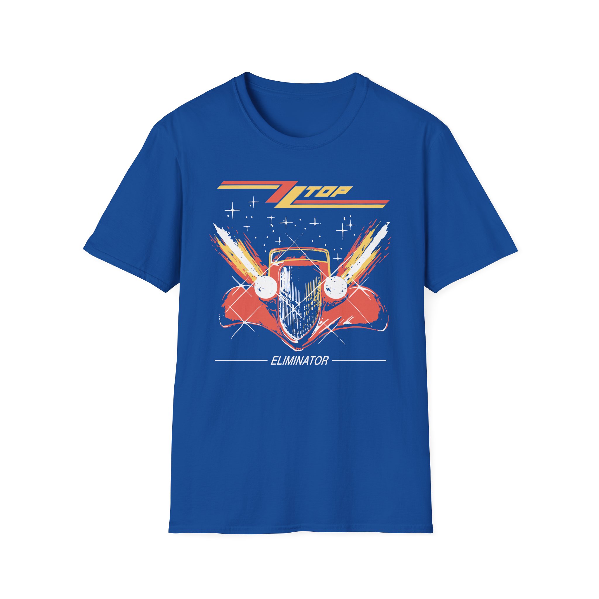 ZZ Top Eliminator Illustrated Unisex Softstyle T-Shirt