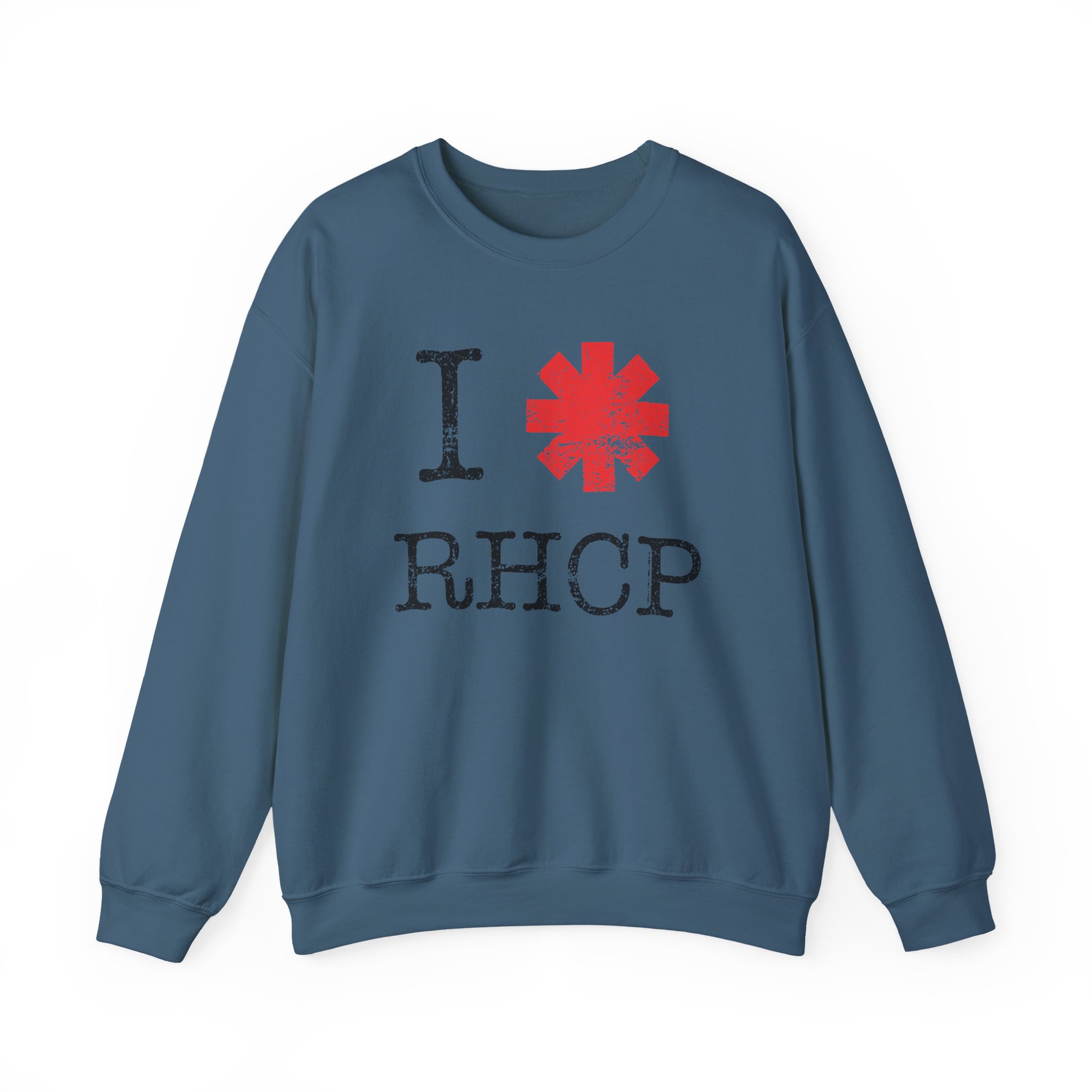 Red Hot Chili Peppers I Heart Rhcp Unisex Heavy Blendâ„¢ Crewneck Sweatshirt