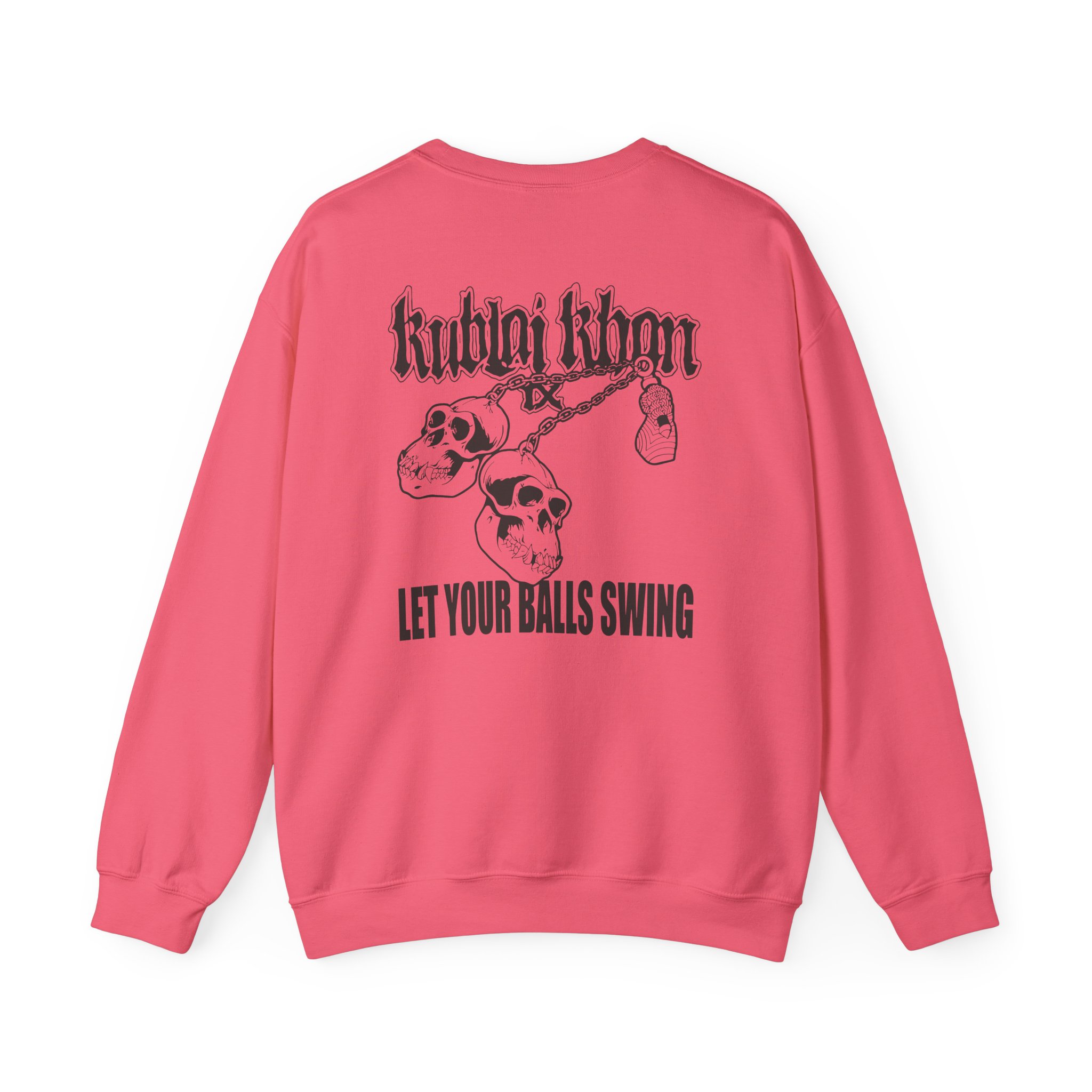 Kublai Khan - Let Your Balls Swing Unisex Heavy Blendâ„¢ Crewneck Sweatshirt
