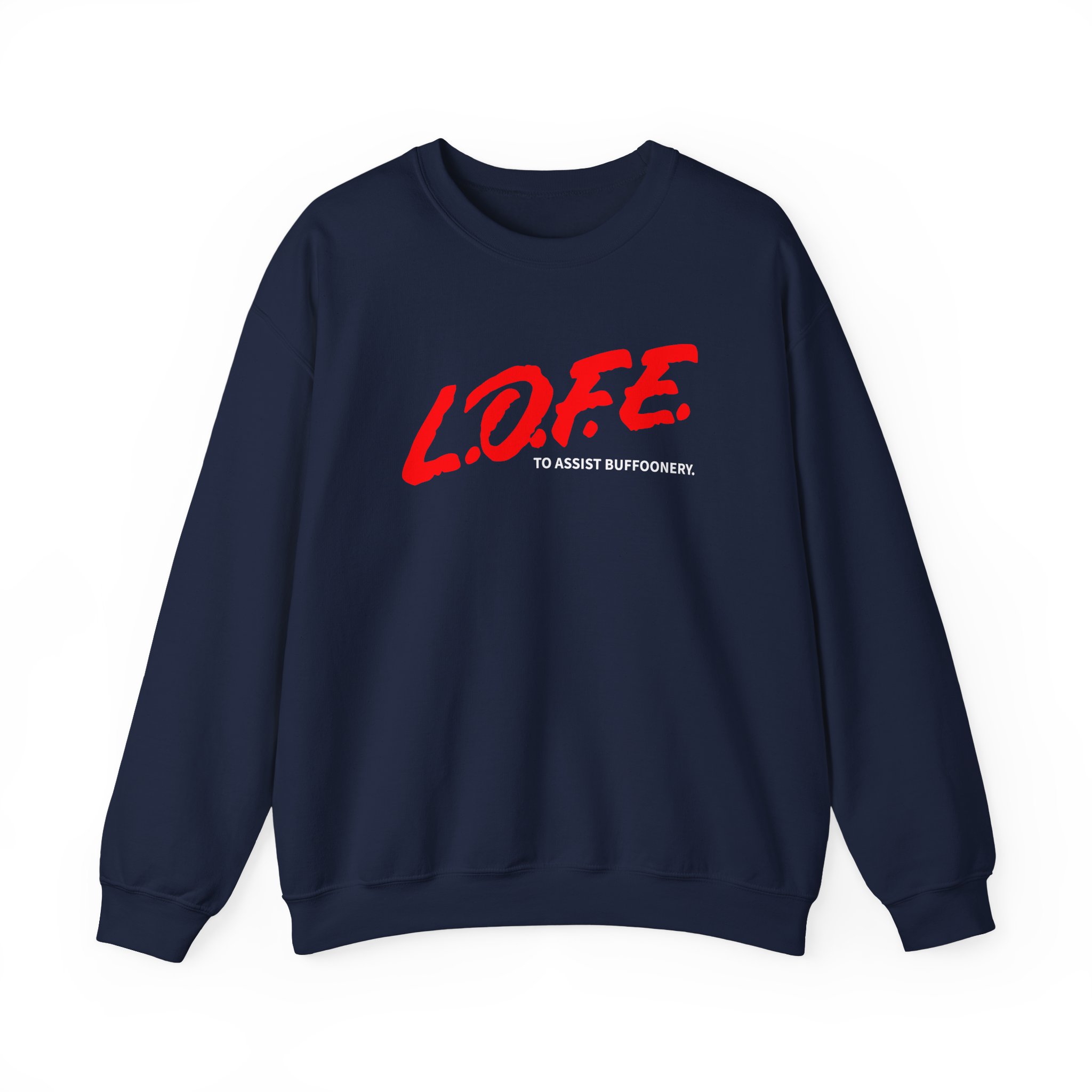 Lofe to Assist Buffoonery Unisex Heavy Blendâ„¢ Crewneck Sweatshirt