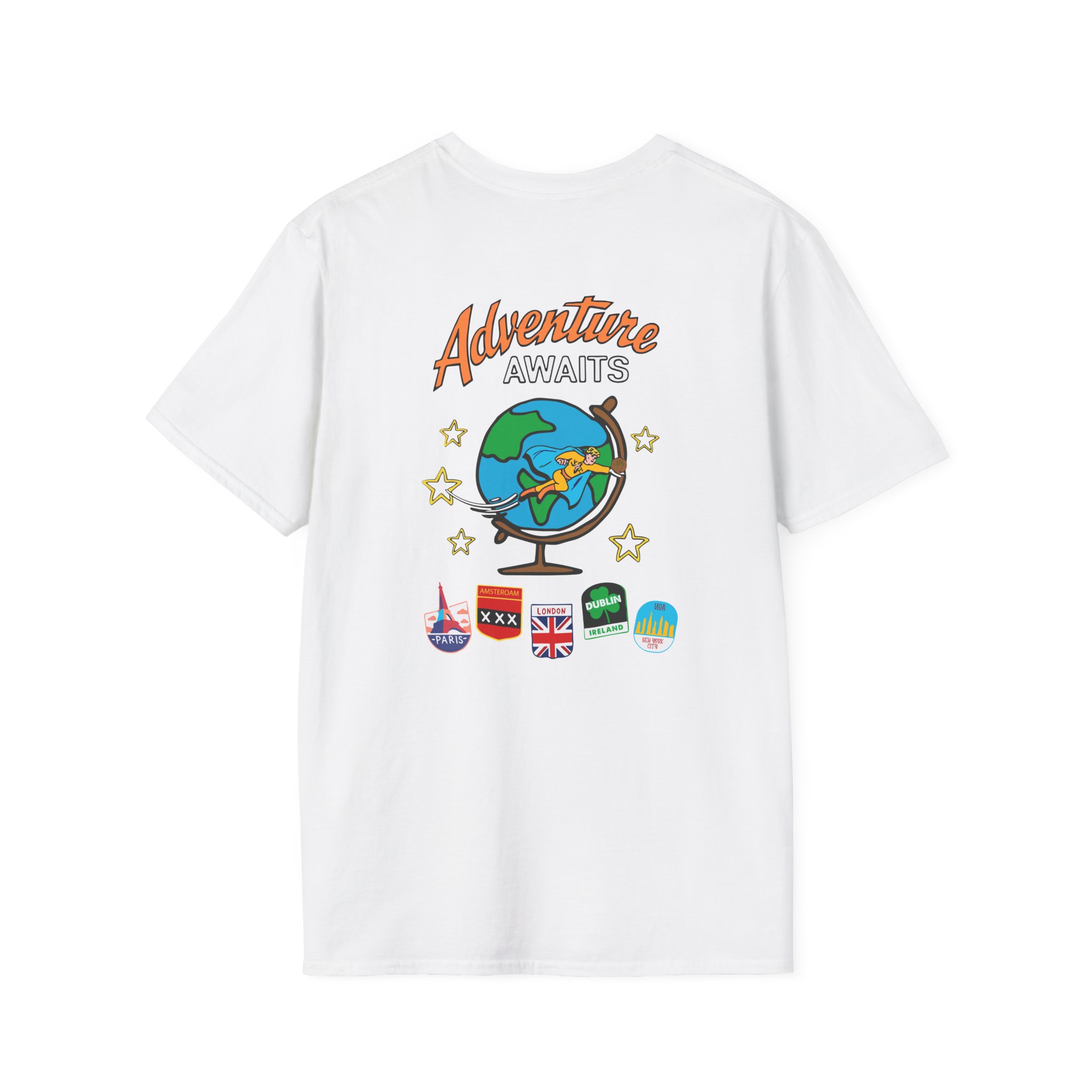 Ryan Trahan One Cent Adventure Awaits Travel Club Unisex Softstyle T-Shirt