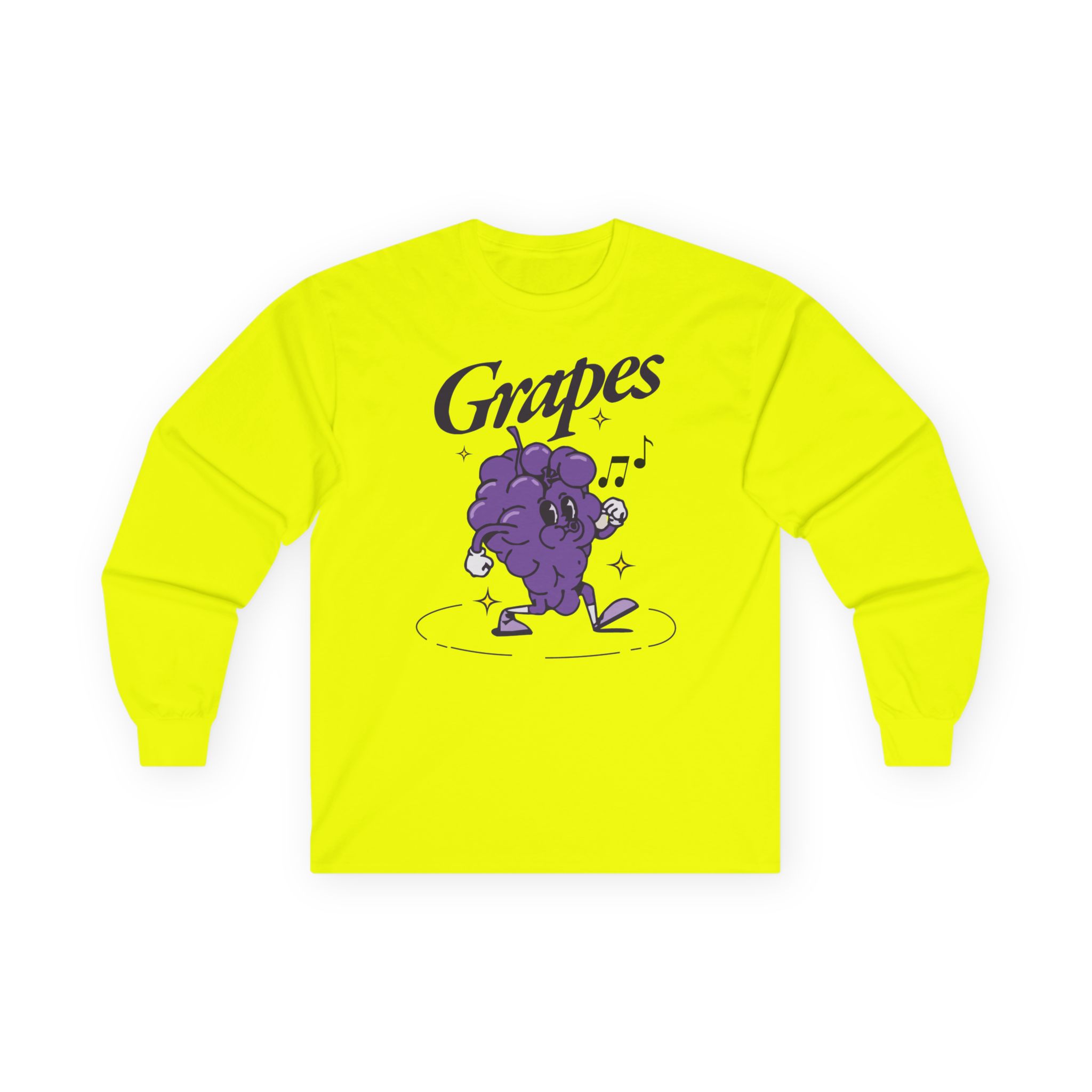 James Marriott Grapes Natural Unisex Ultra Cotton Long Sleeve Tee