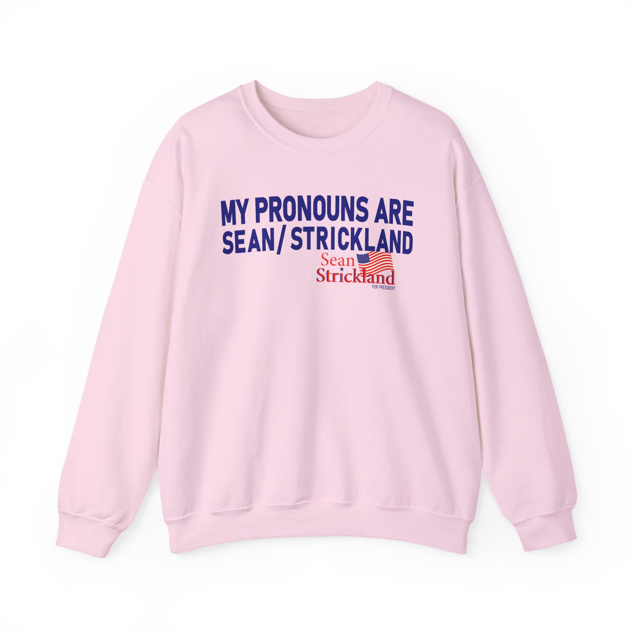 Sean Strickland My Pronouns Are Unisex Heavy Blendâ„¢ Crewneck Sweatshirt