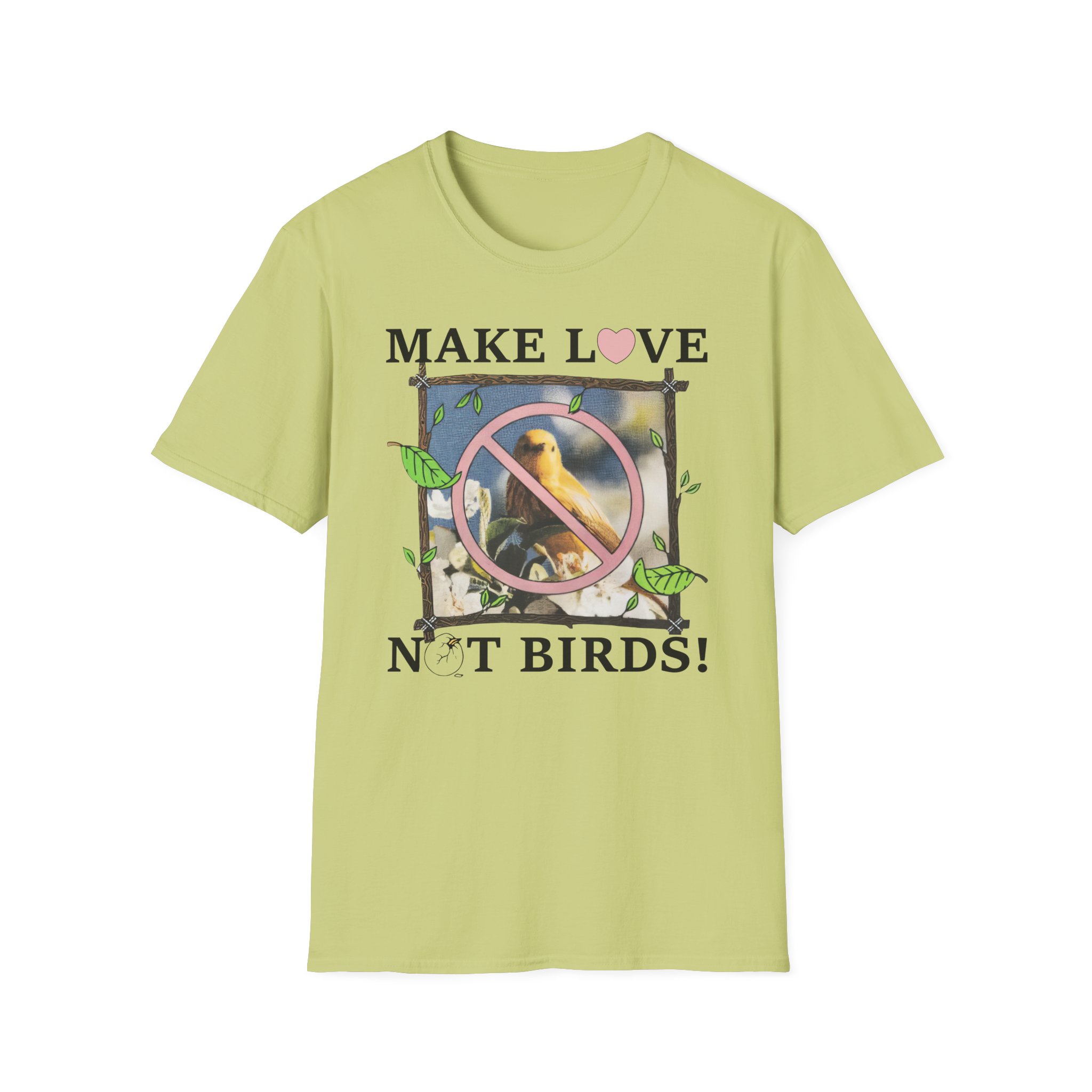 Birds Arent Real Unisex Softstyle T-Shirt