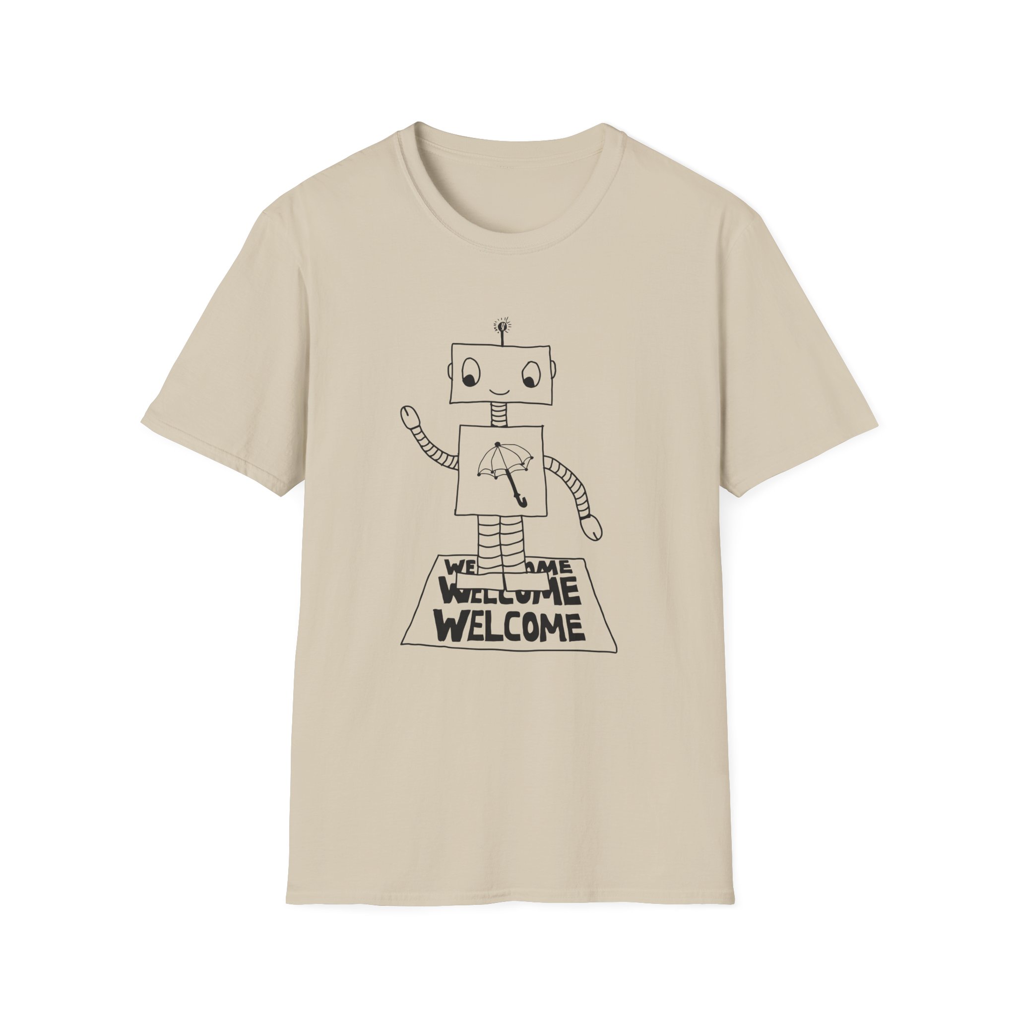 Armchair Expert Robot Unisex Softstyle T-Shirt