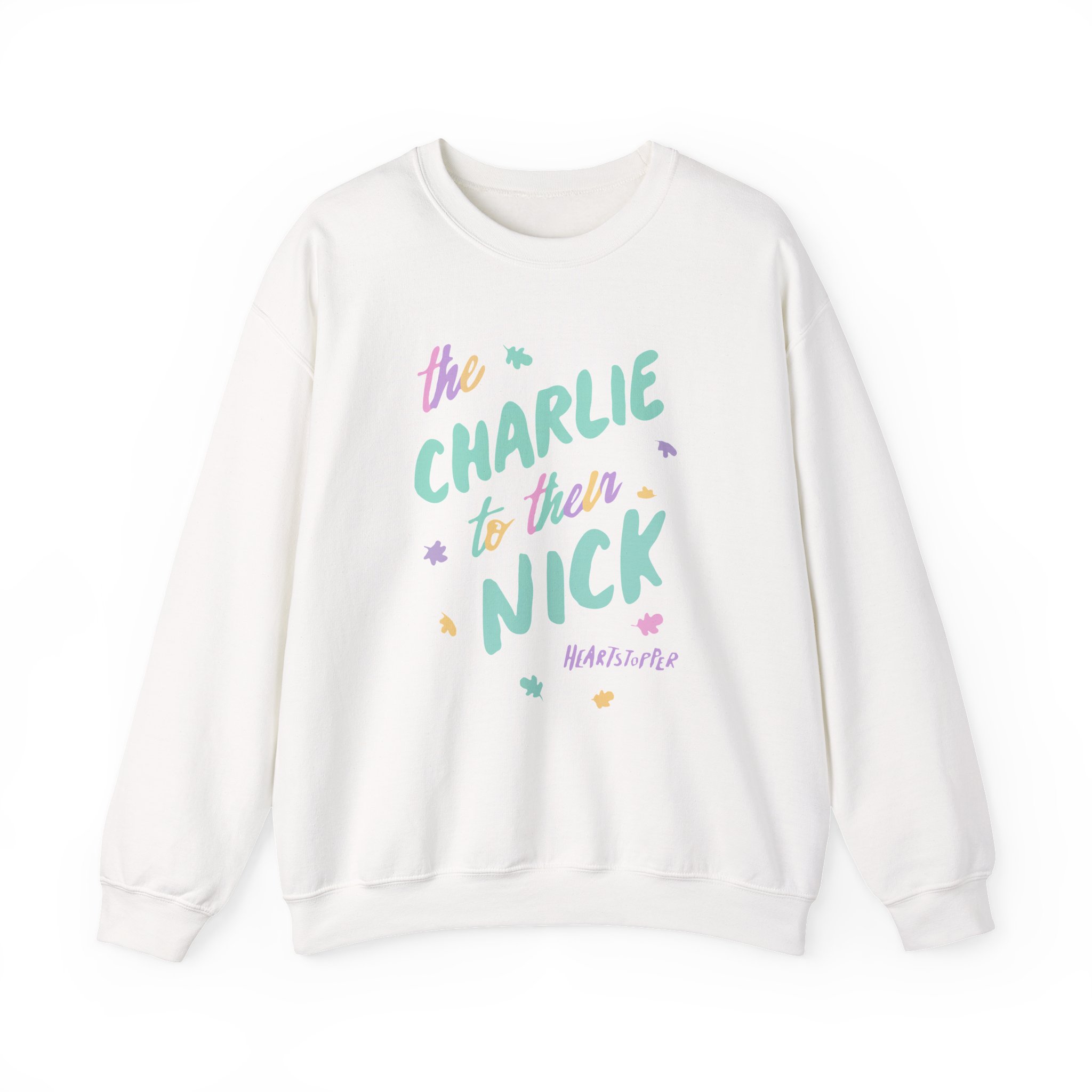 Heartstopper Charlie to Nick Pride Unisex Heavy Blendâ„¢ Crewneck Sweatshirt