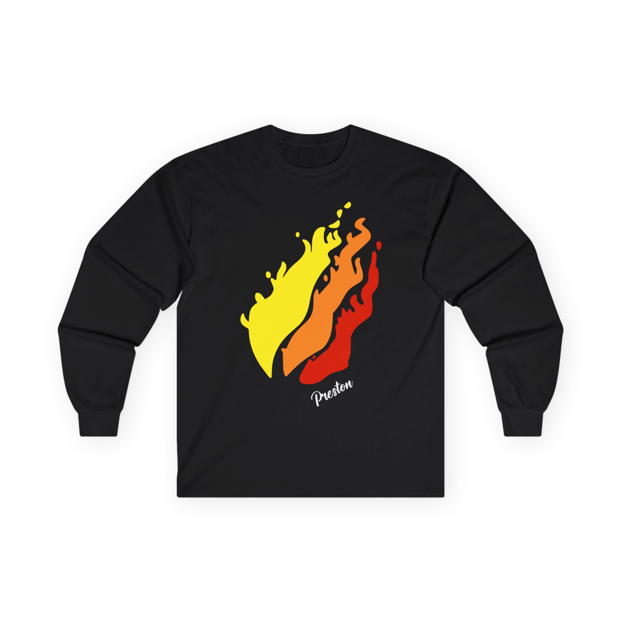 Preston Flame Unisex Ultra Cotton Long Sleeve Tee