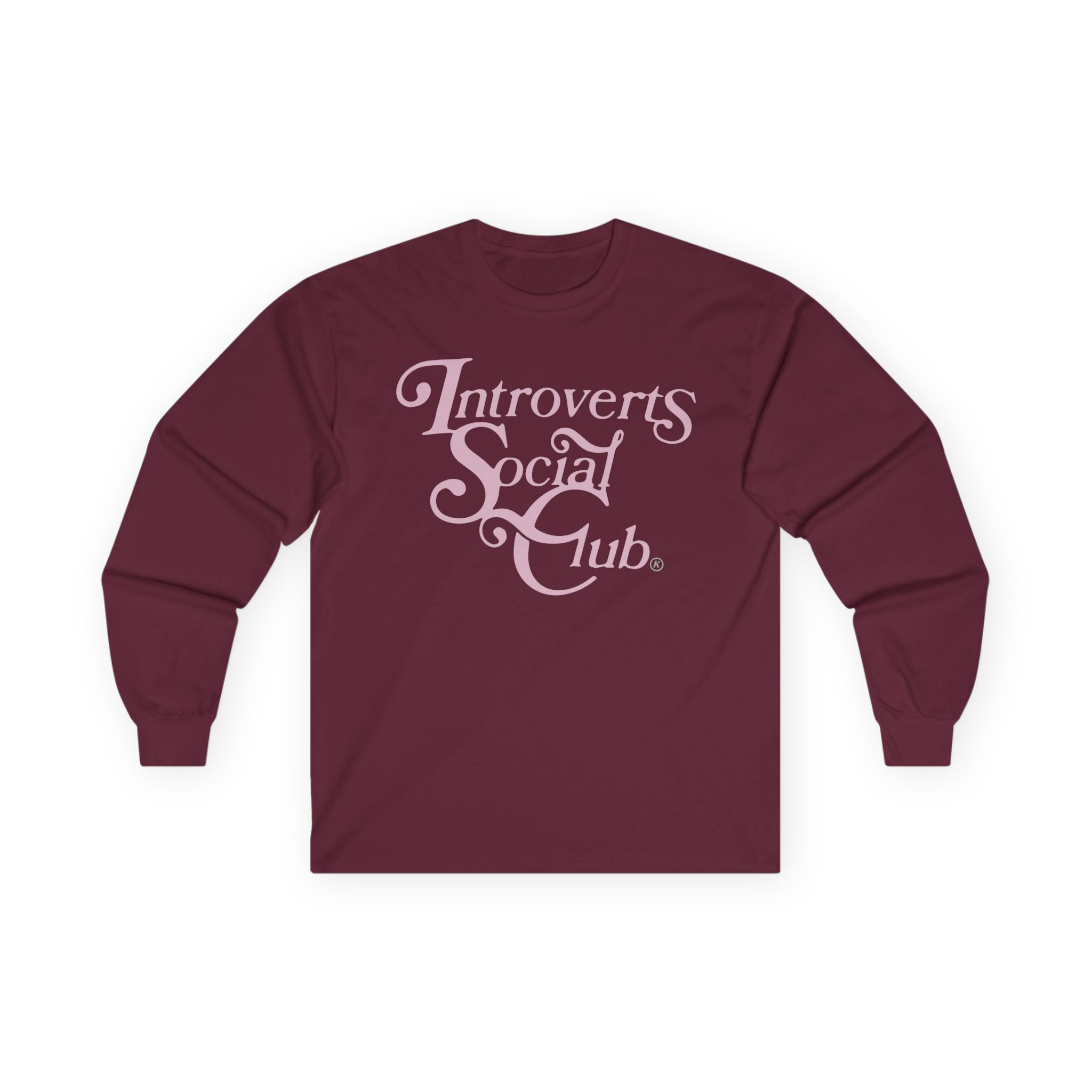 Kallmekris Introverts Social Club Unisex Ultra Cotton Long Sleeve Tee
