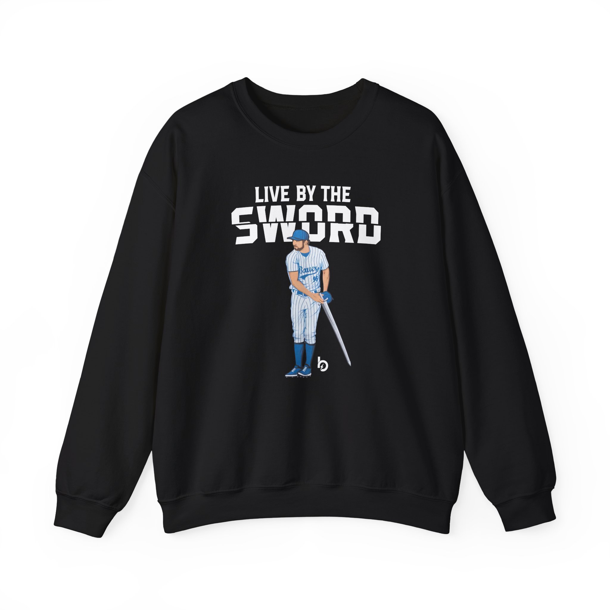 Trevor Bauer Live By The Sword Unisex Heavy Blendâ„¢ Crewneck Sweatshirt