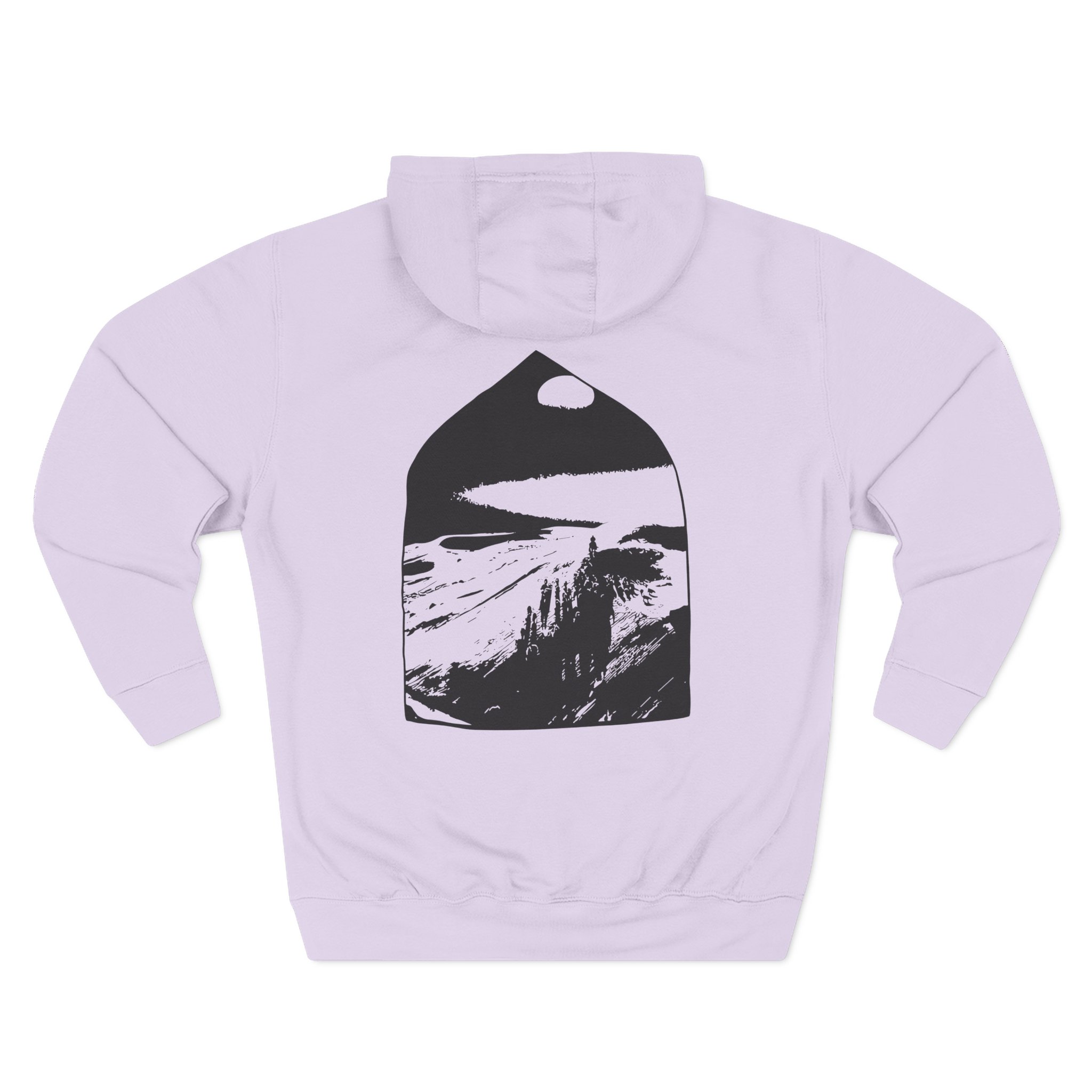 YM Three-Panel Fleece Hoodie