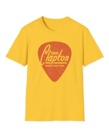 Eric Clapton Guitar Pick Unisex Softstyle T-Shirt
