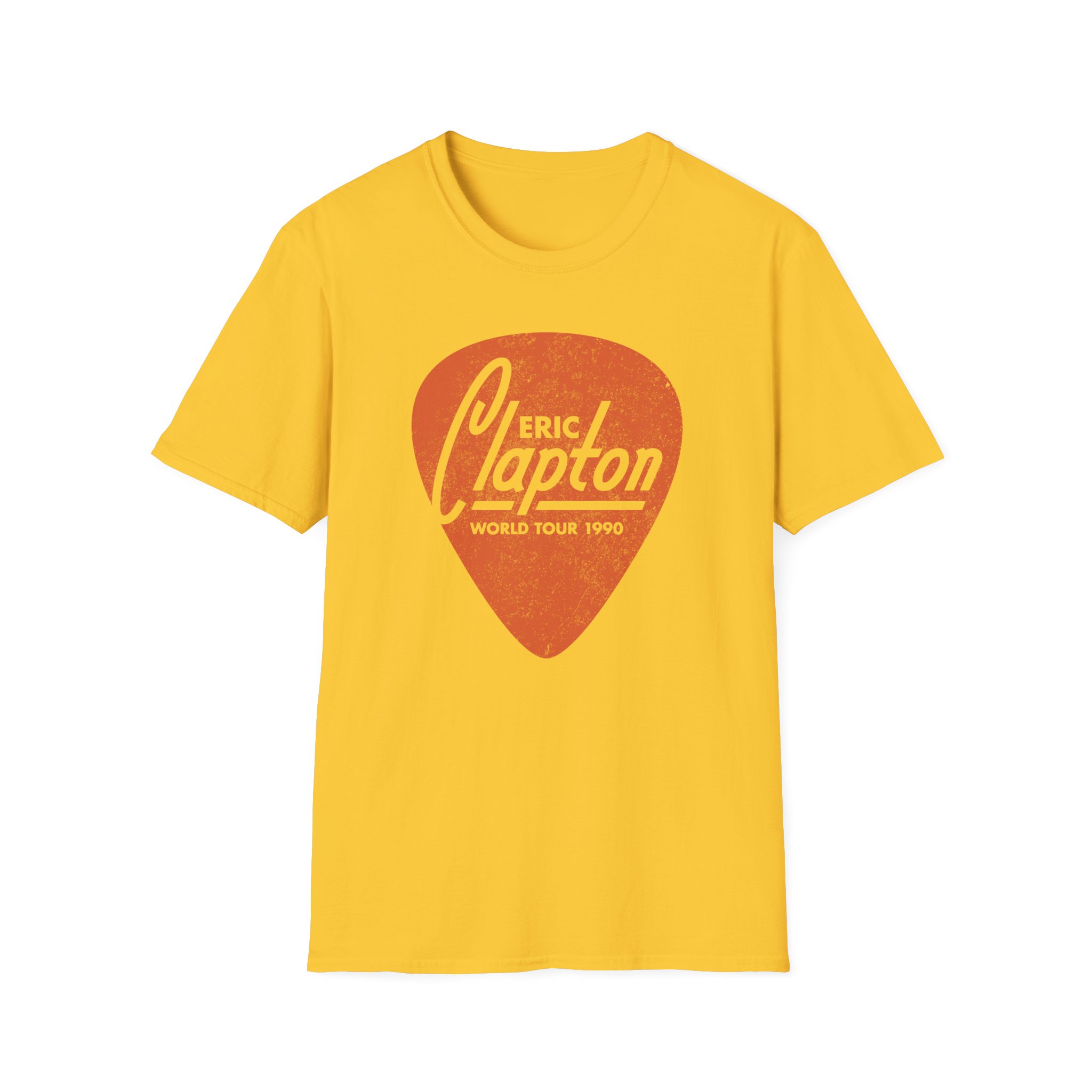 Eric Clapton Guitar Pick Unisex Softstyle T-Shirt