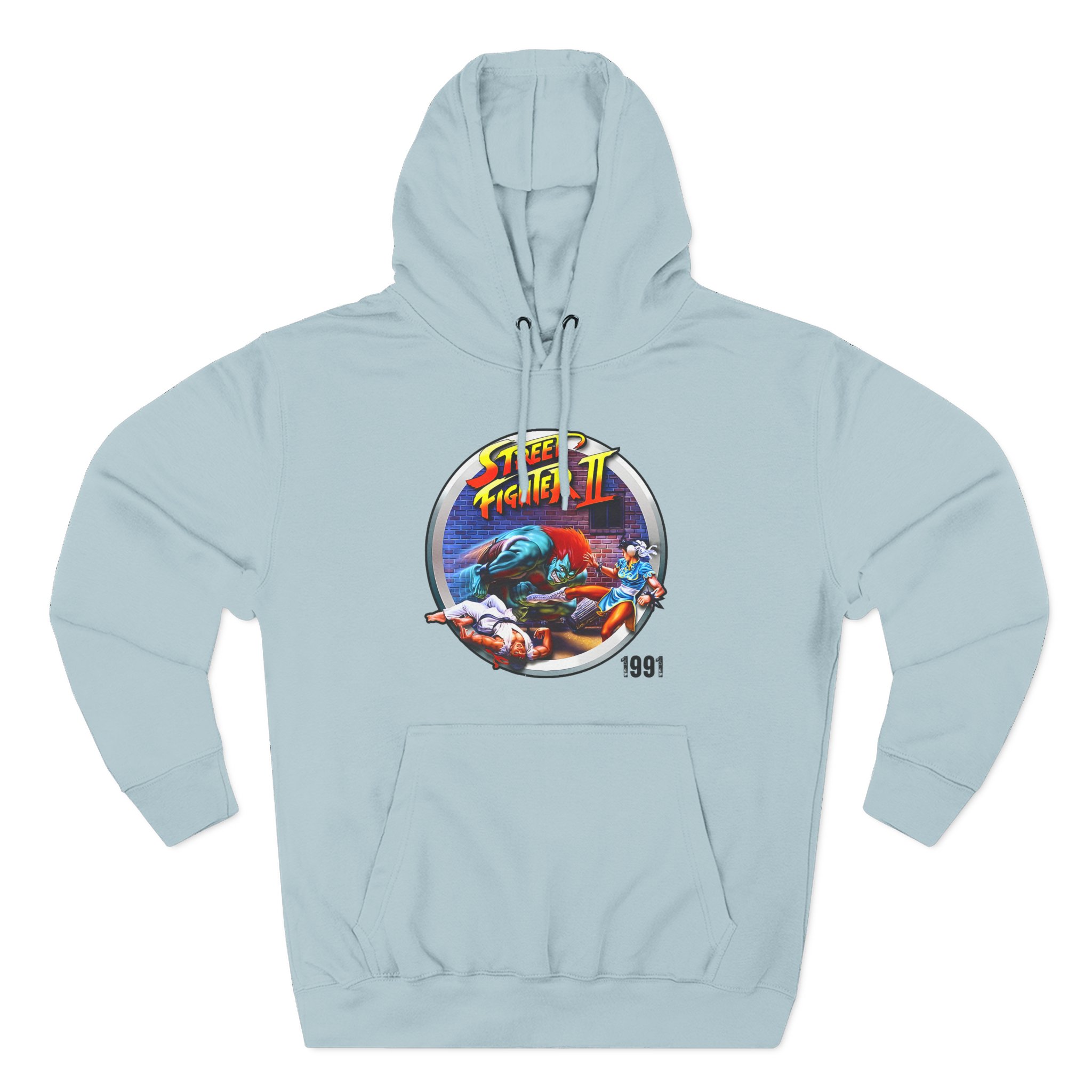 Ishowspeed Street Fighter Three-Panel Fleece Hoodie
