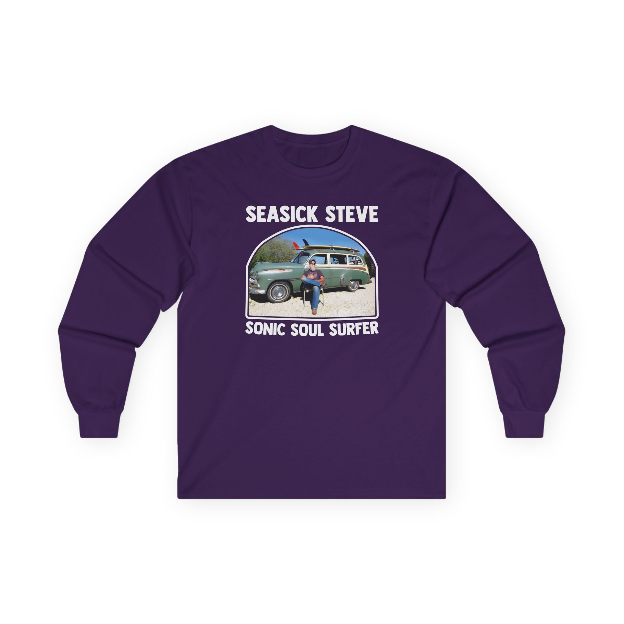 Seasick Steve Sonic Soul Surfer Unisex Ultra Cotton Long Sleeve Tee