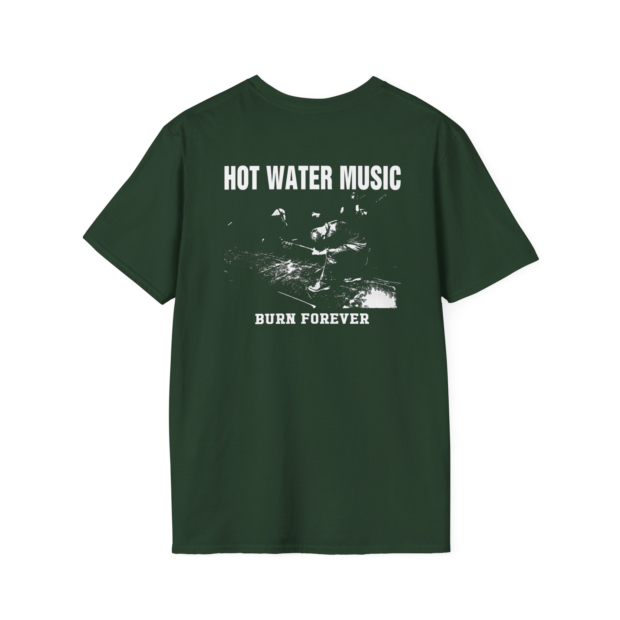 Hot Water Music Burn Forever Unisex Softstyle T-Shirt