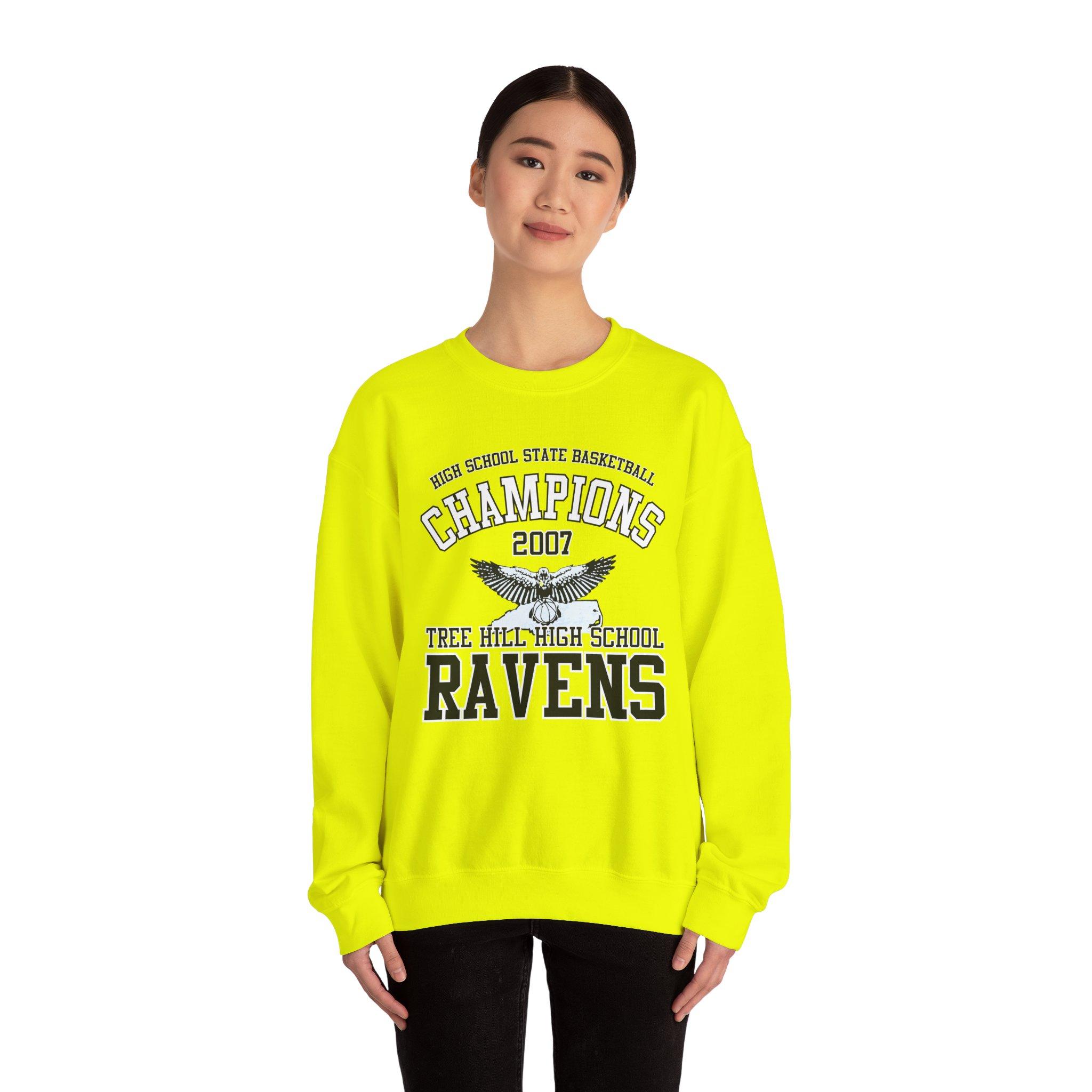Tree Hill Ravens High School Champions One Tree Hill Unisex Heavy Blend Crewneck Sweatshirt