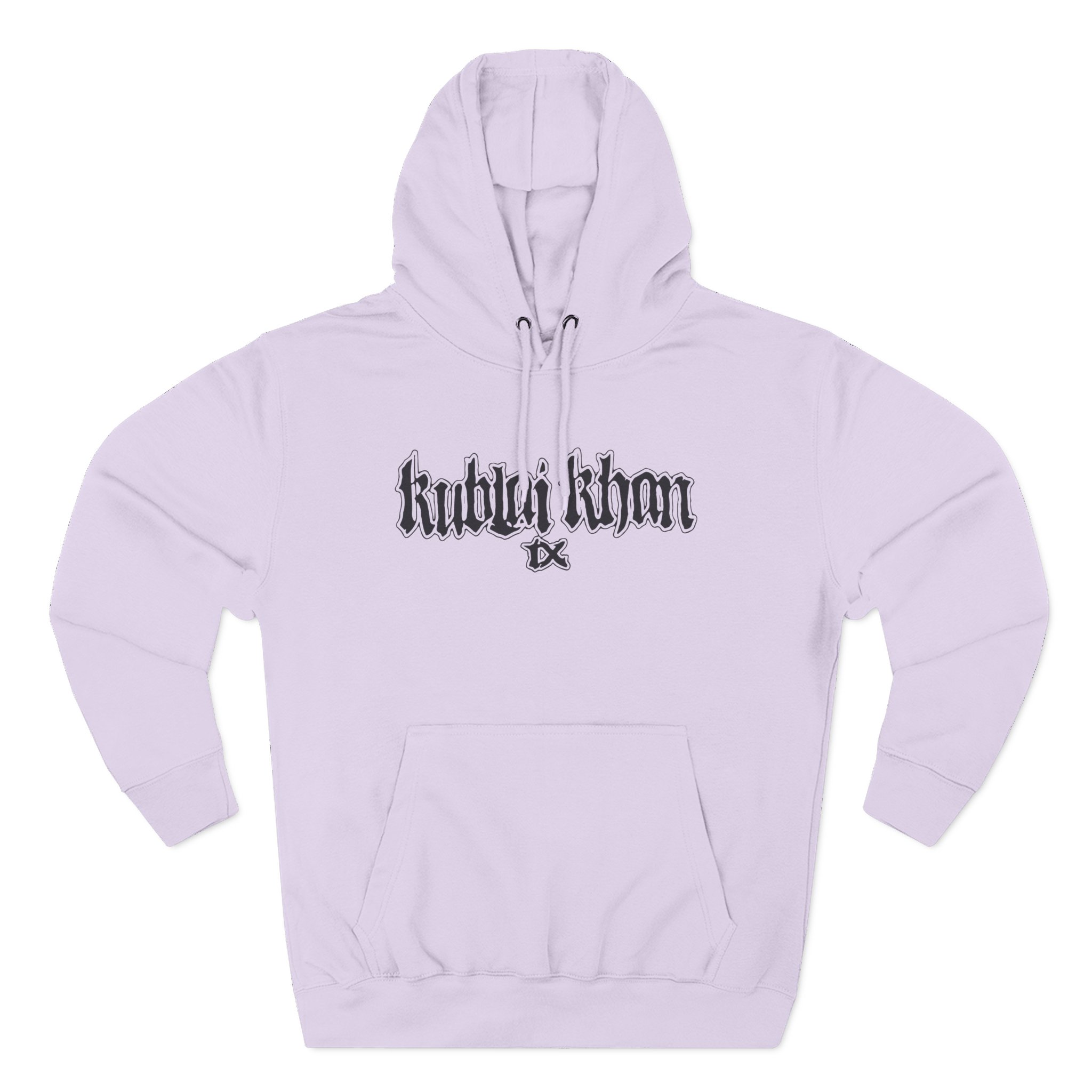 Kublai Khan - Let the Balls Swing Natural Three-Panel Fleece Hoodie