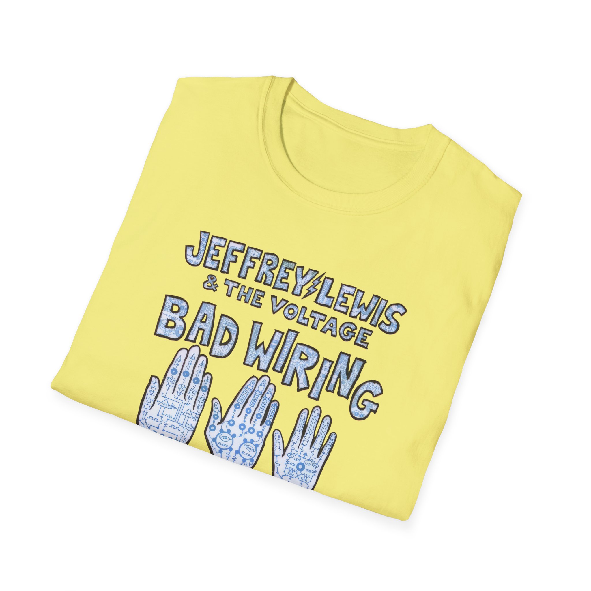 Jeffrey Lewis Bad Wiring 12" Unisex Softstyle T-Shirt