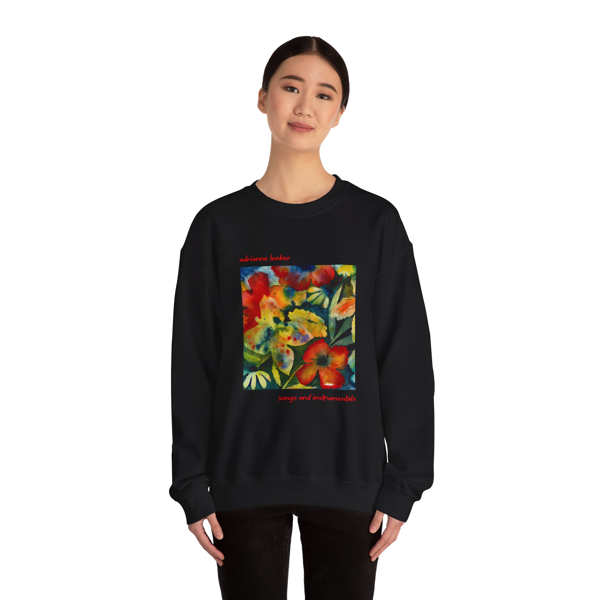 Adrianne Lenker Songs and Instrumentals Unisex Heavy Blend Crewneck Sweatshirt