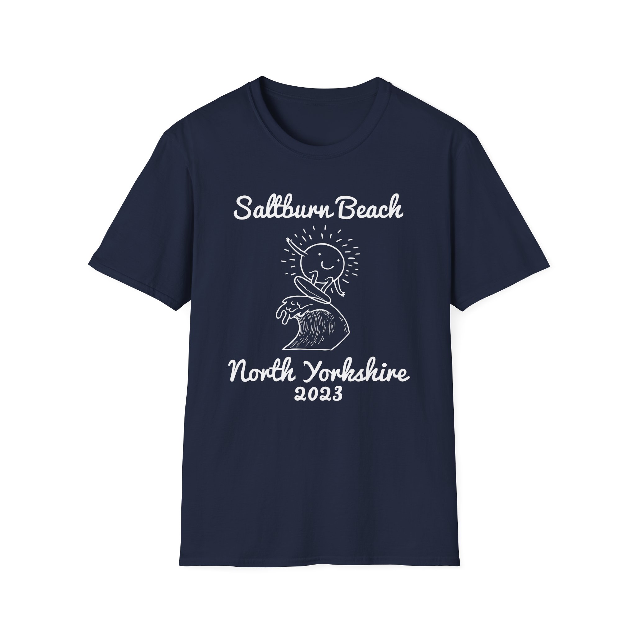 Saltburn Beach Unisex Softstyle T-Shirt