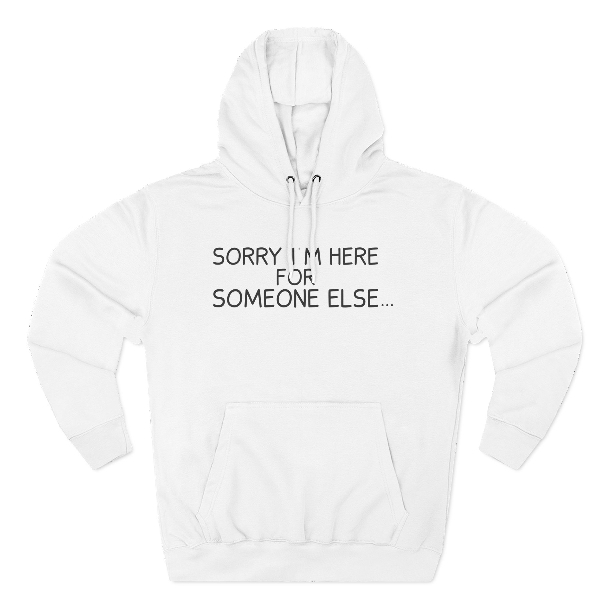 Benson Boone Sorry I'm Here for Someone Else Three-Panel Fleece Hoodie