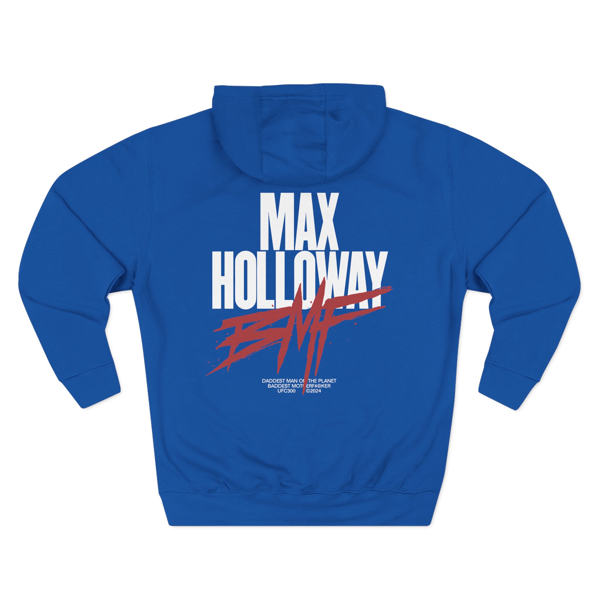 Max Holloway Dmp/bmf Cypress Three-Panel Fleece Hoodie
