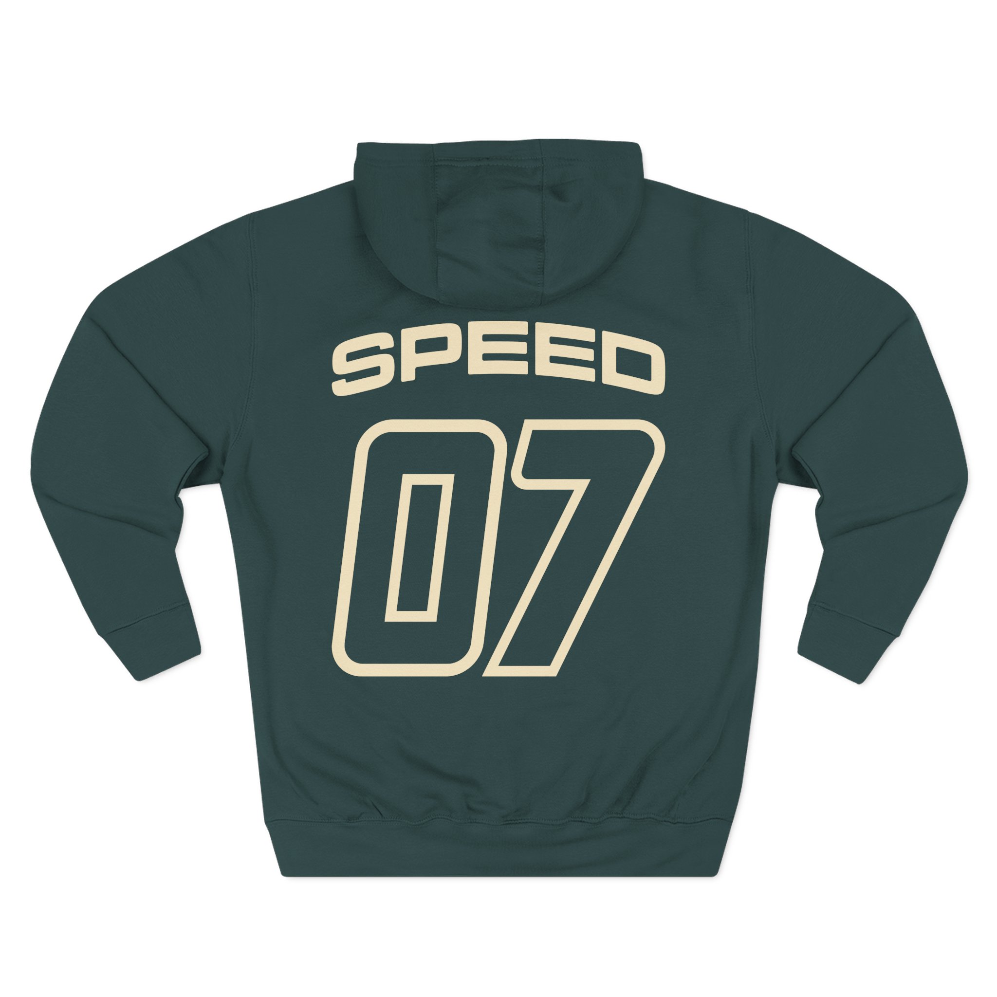 Ishowspeed Racing Royal Three-Panel Fleece Hoodie