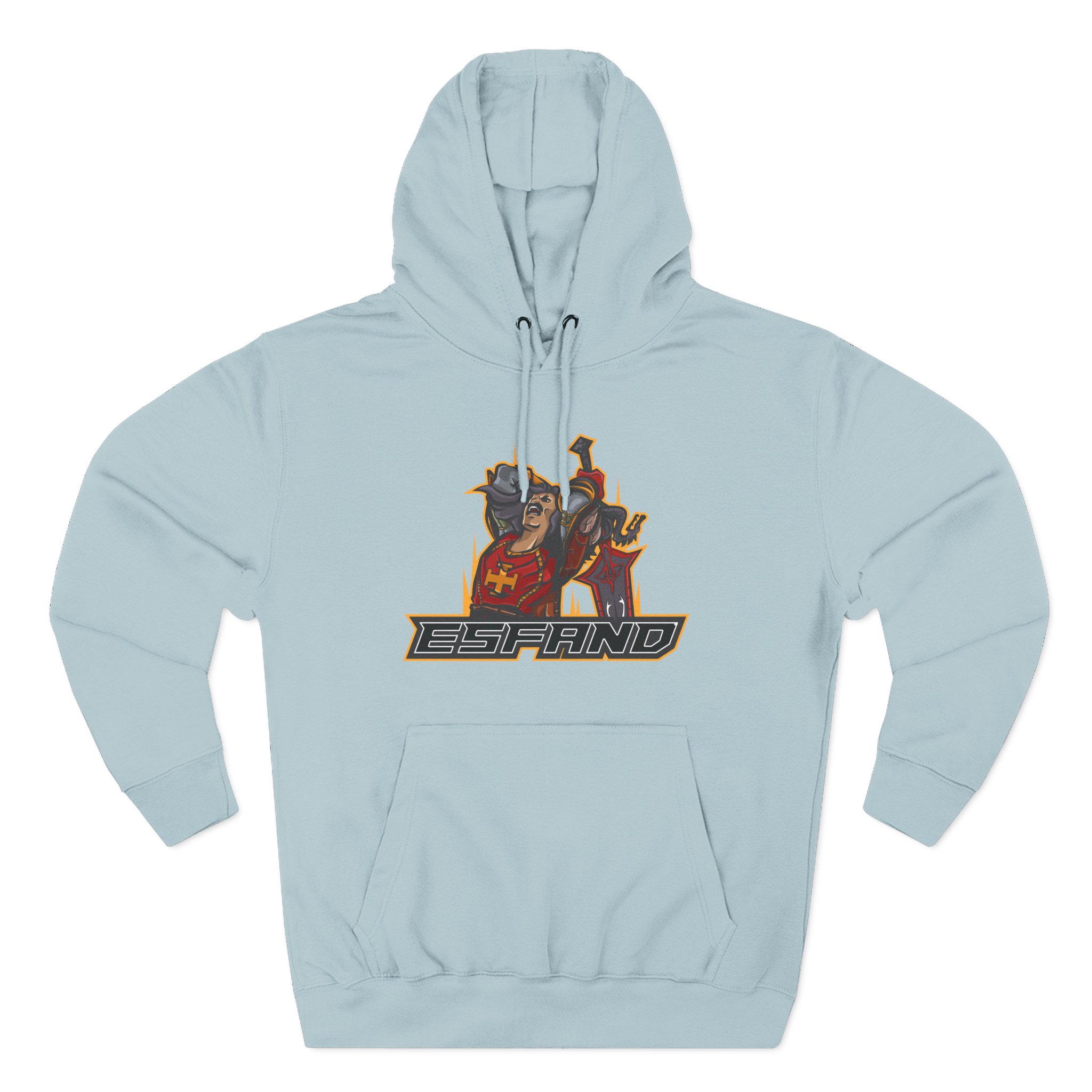 Esfand Three-Panel Fleece Hoodie