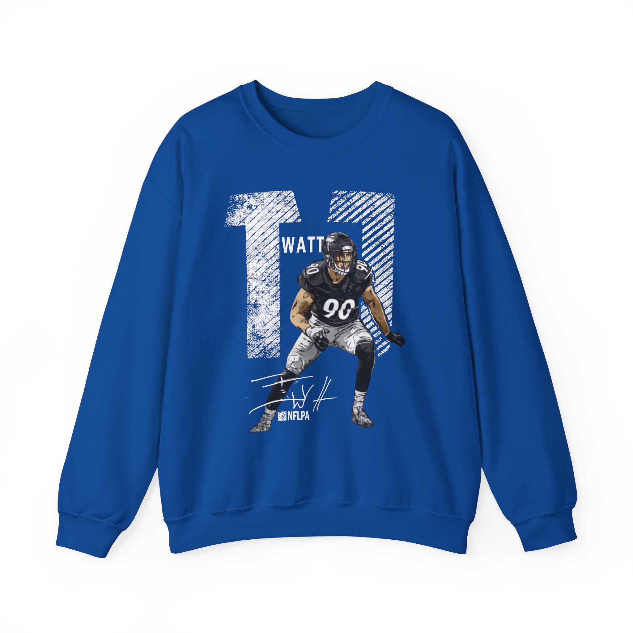 Tj Watt Mega Bold Unisex Heavy Blendâ„¢ Crewneck Sweatshirt