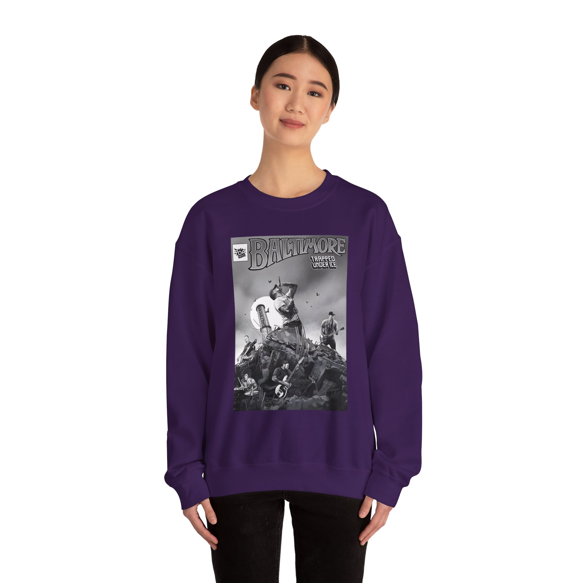 Trapped Under Ice Unisex Heavy Blend Crewneck Sweatshirt