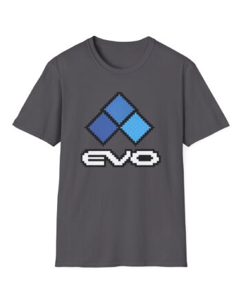 Evo 8 Bit Logo Returns Unisex Softstyle T-Shirt