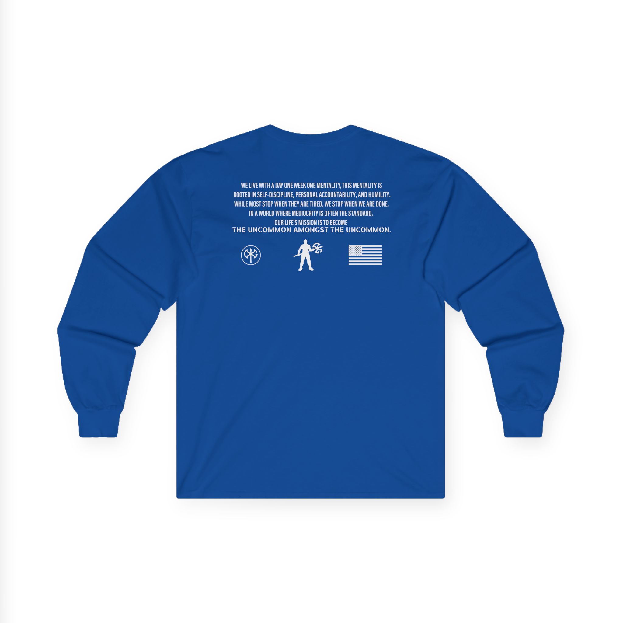 David Goggins Ethos Slogan Unisex Ultra Cotton Long Sleeve Tee