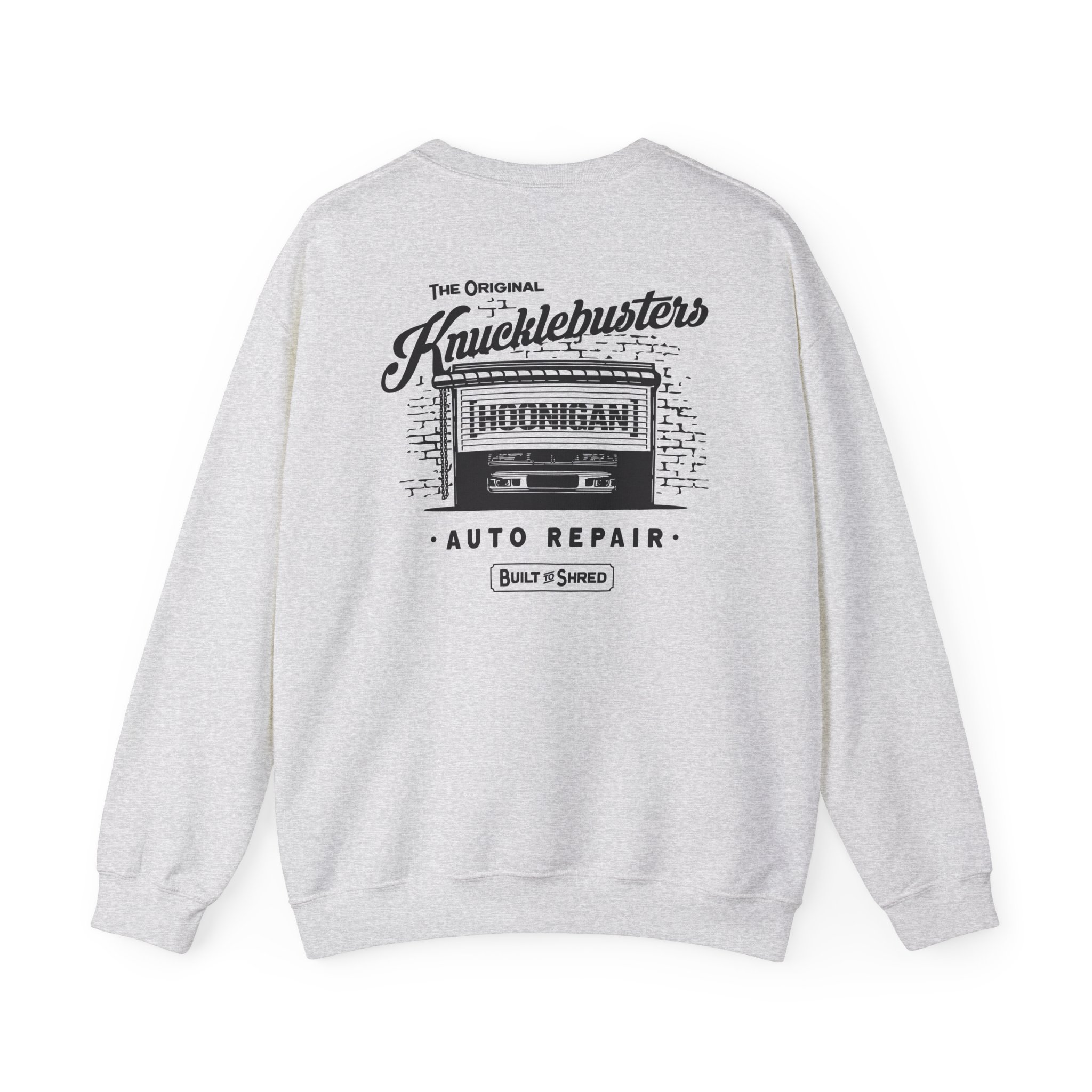 Ken Block Hoonigan Knucklebusters Auto Repair Unisex Heavy Blendâ„¢ Crewneck Sweatshirt