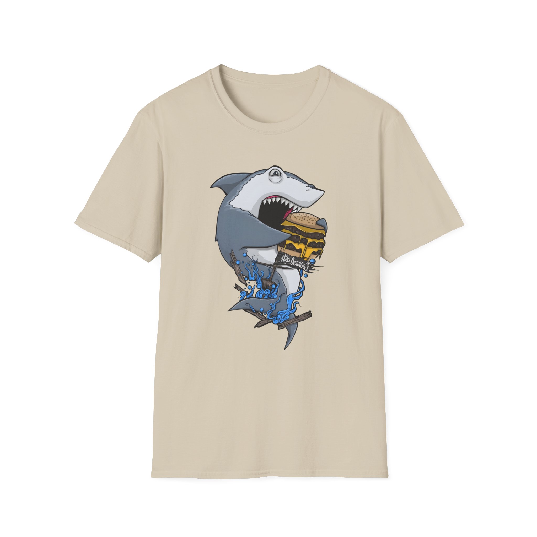 H2odelirious Hungry Shark Unisex Softstyle T-Shirt