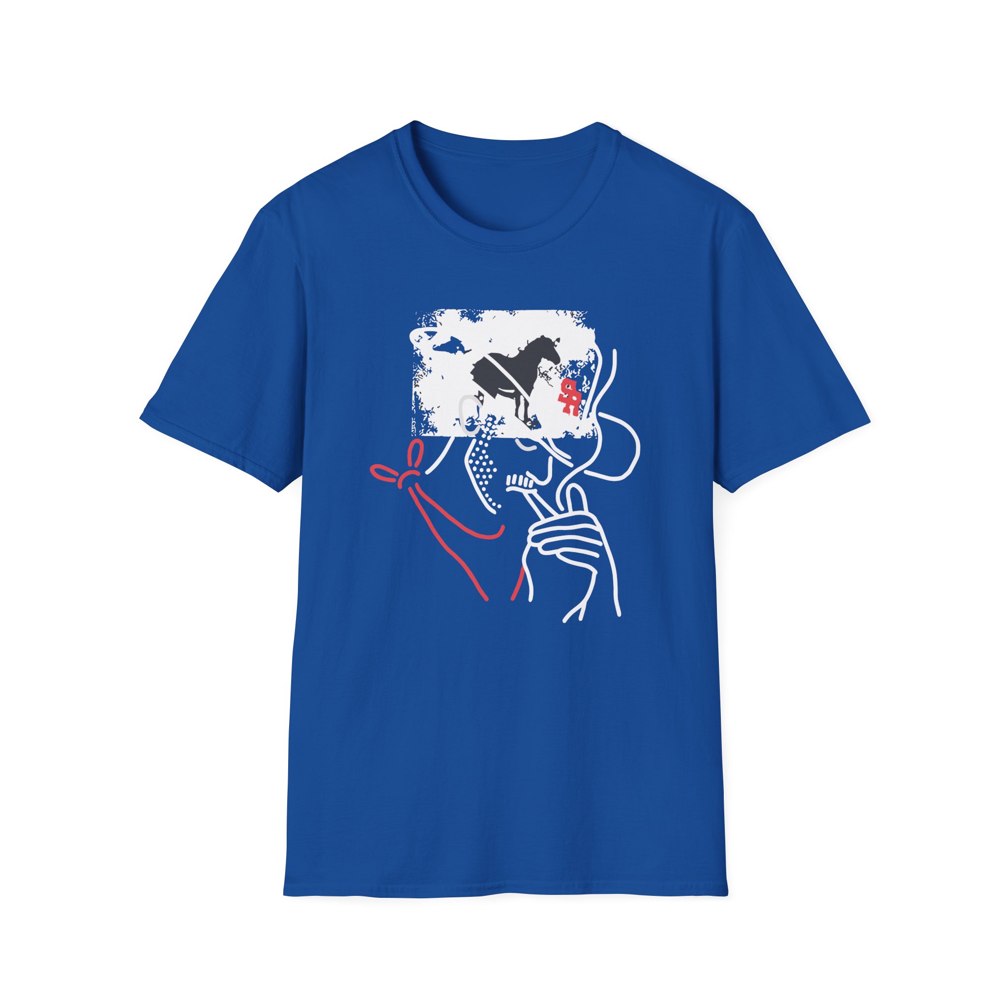 Mike Stud Smoking Cowboy Unisex Softstyle T-Shirt