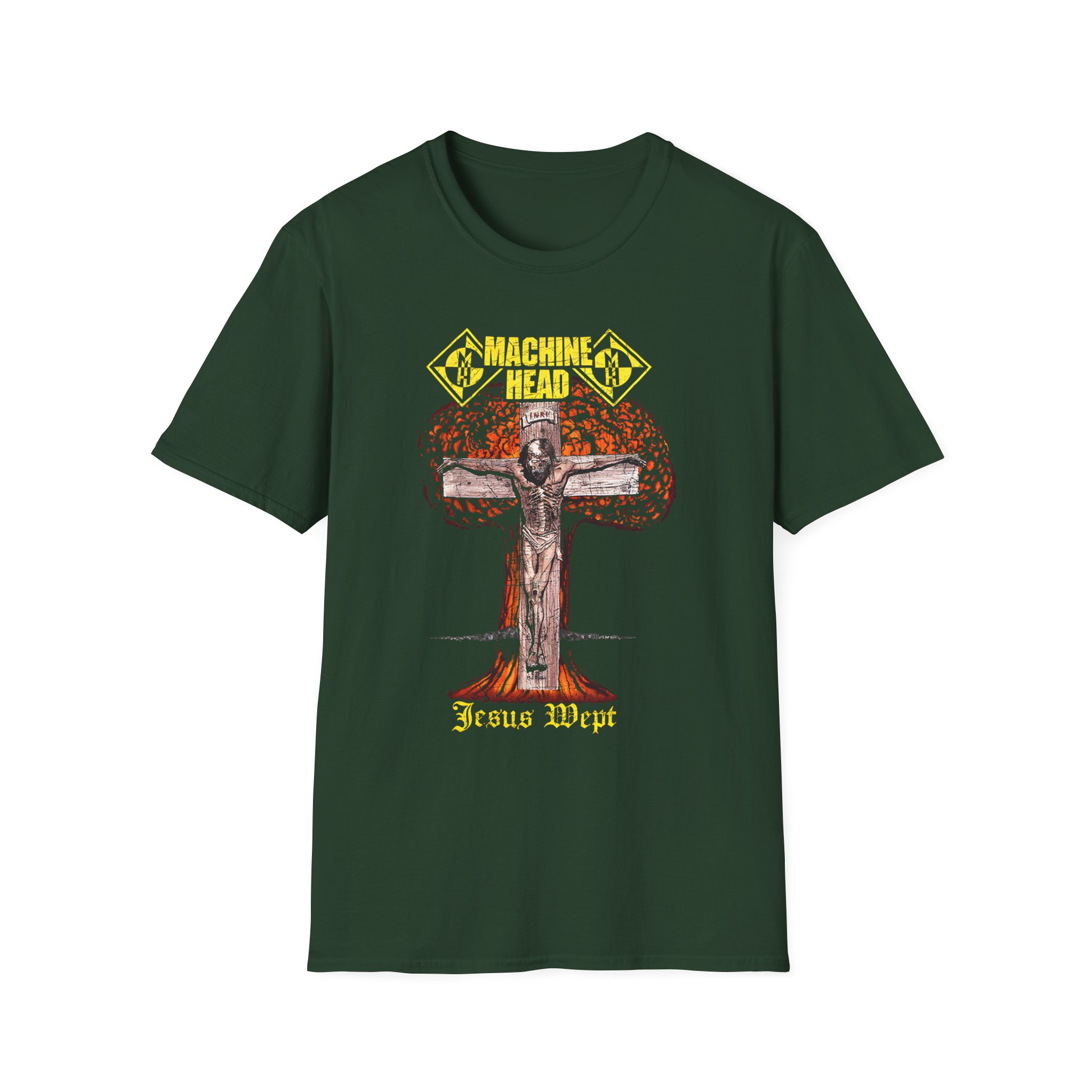Machine Head Jesus Wept Unisex Softstyle T-Shirt