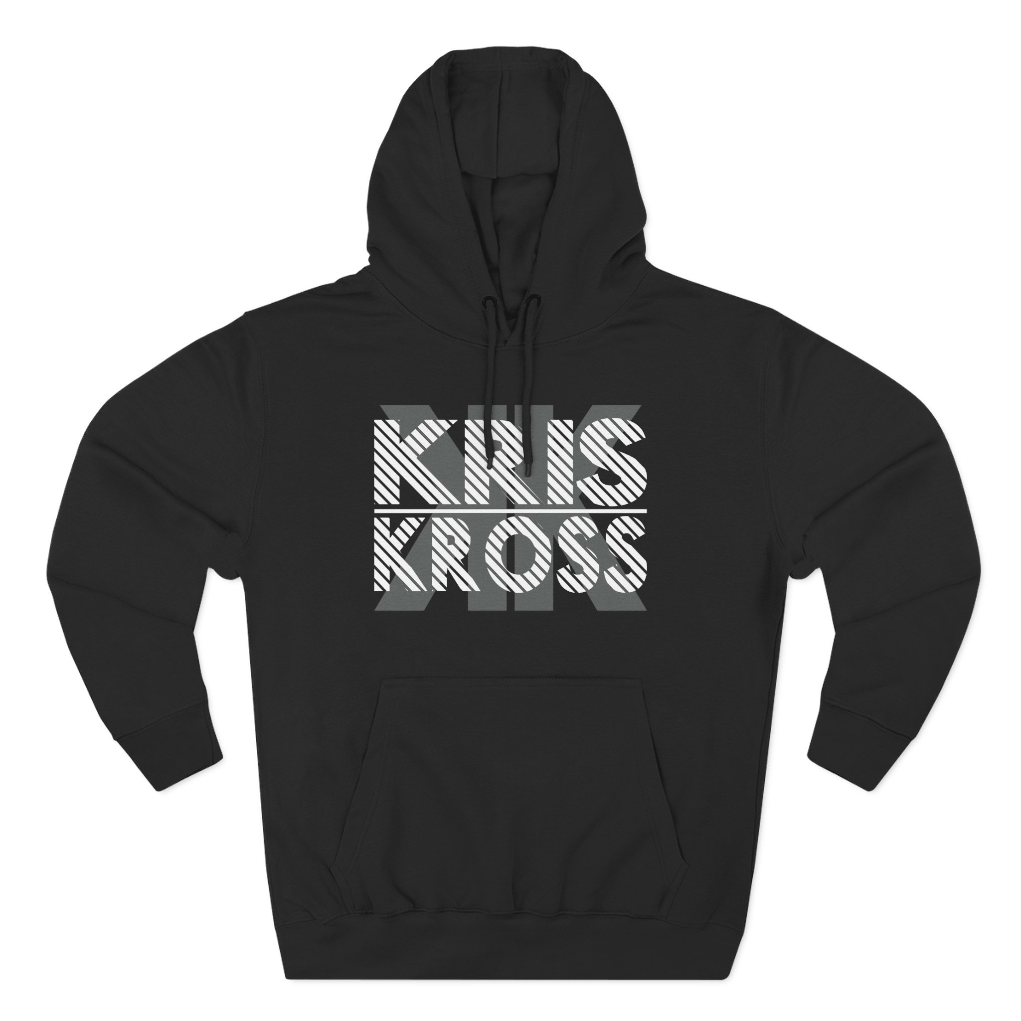 Vintage 90s Kiss Kross Three-Panel Fleece Hoodie