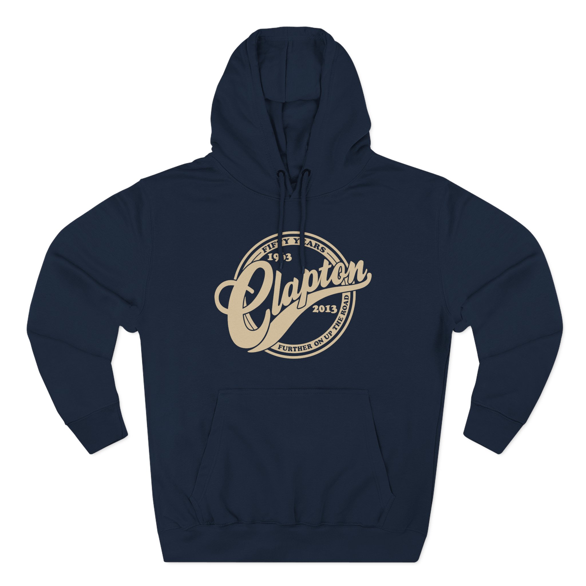 Eric Clapton 50 Years Three-Panel Fleece Hoodie