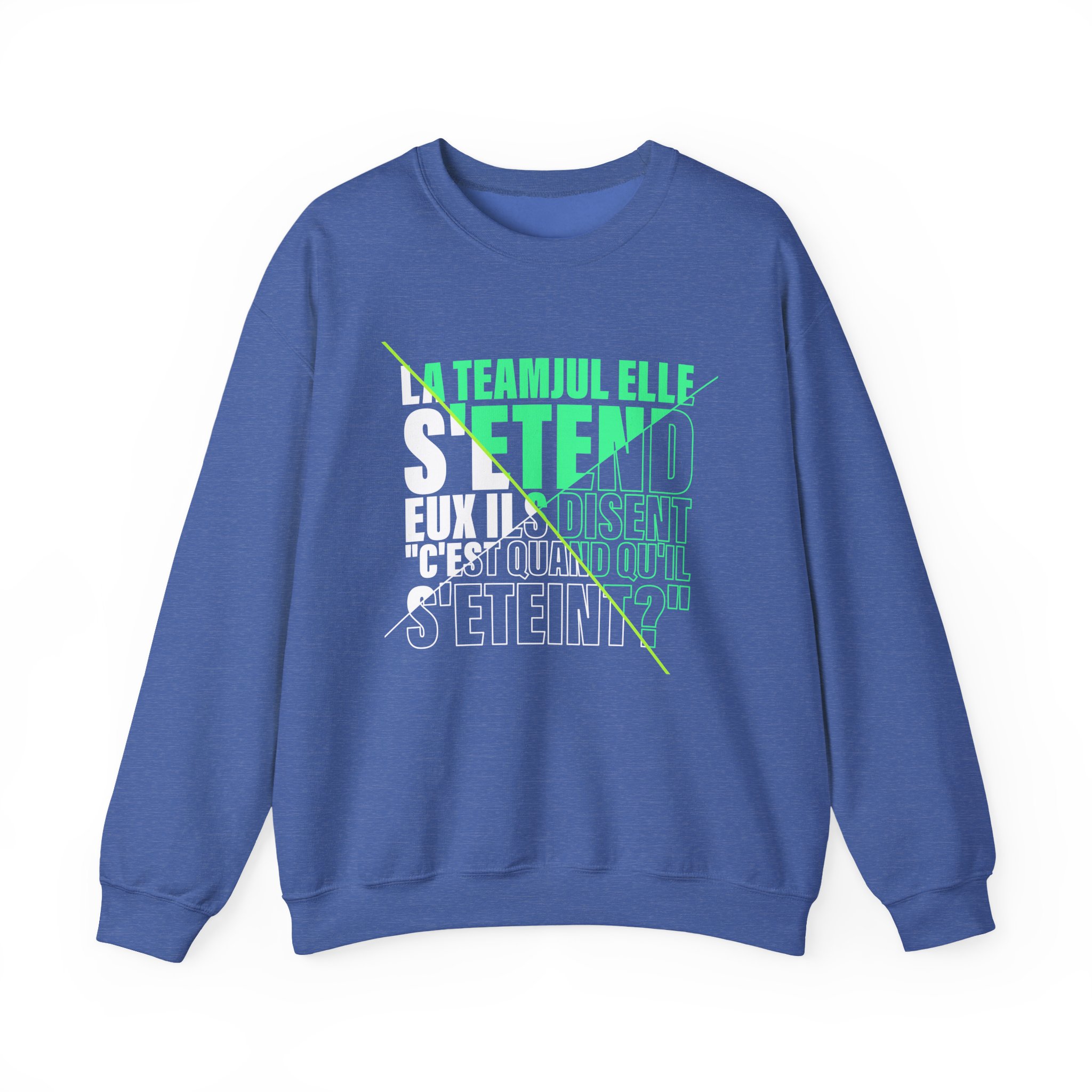 Jul C'est Quand Qu'il S'étein Unisex Heavy Blend™ Crewneck Sweatshirt