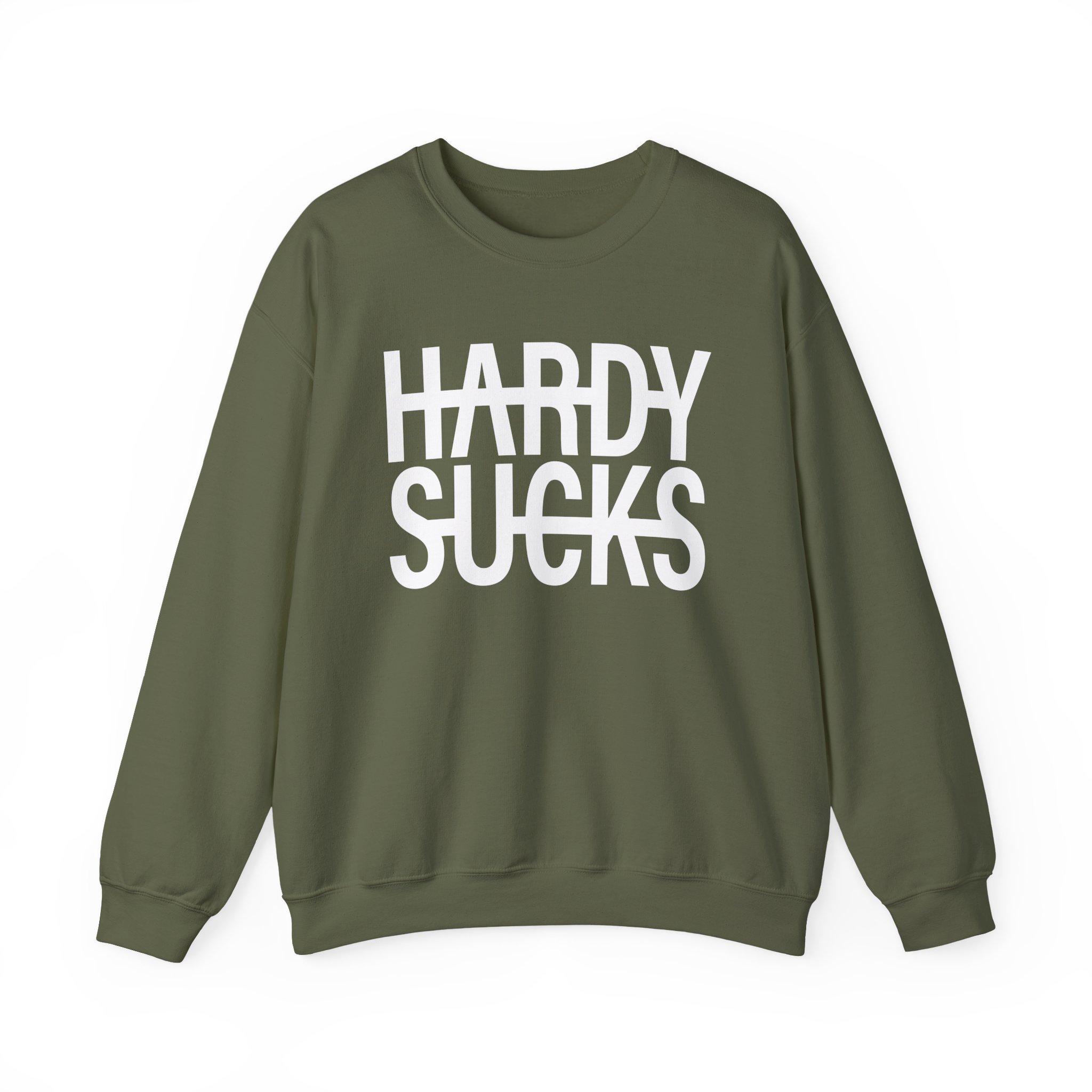 Hardy Hardy Sucks Unisex Heavy Blendâ„¢ Crewneck Sweatshirt