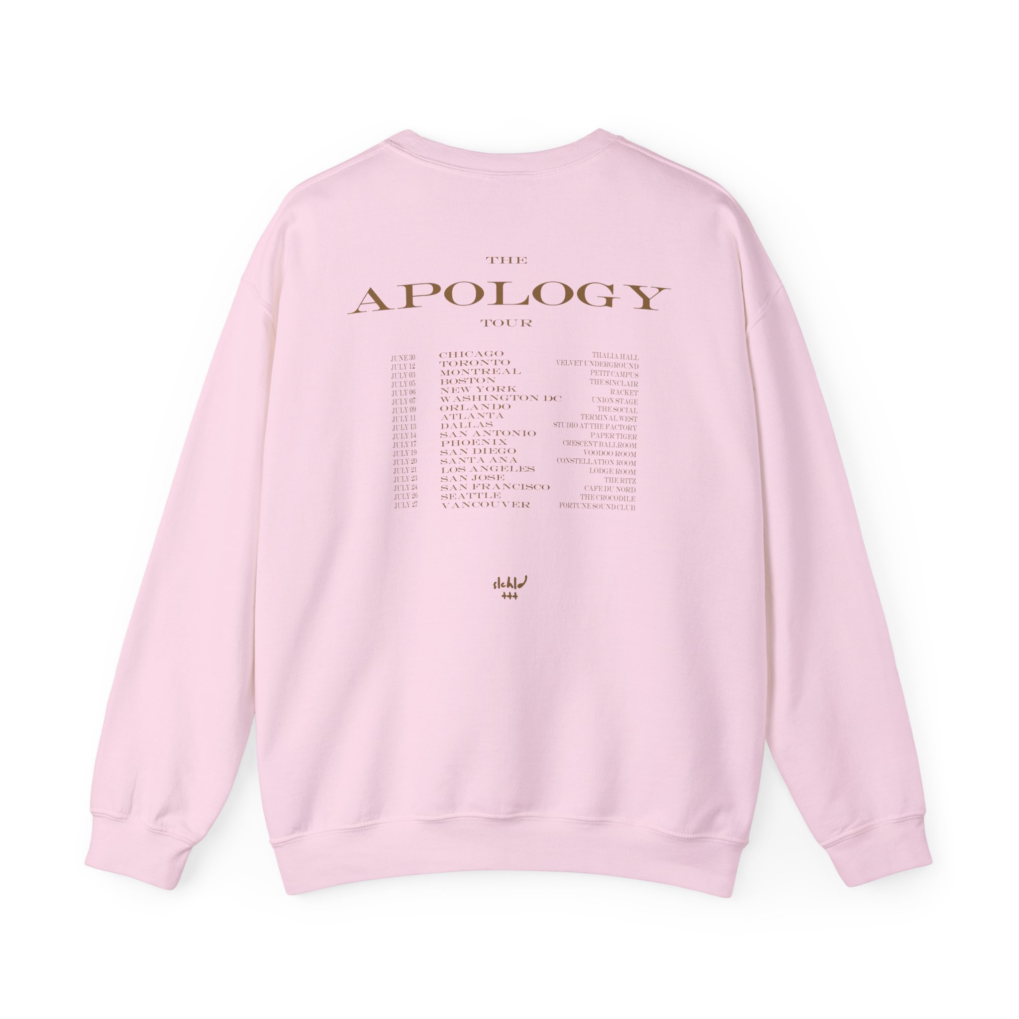 Wave to Earth Slchld 'apology' Na Tour Unisex Heavy Blendâ„¢ Crewneck Sweatshirt