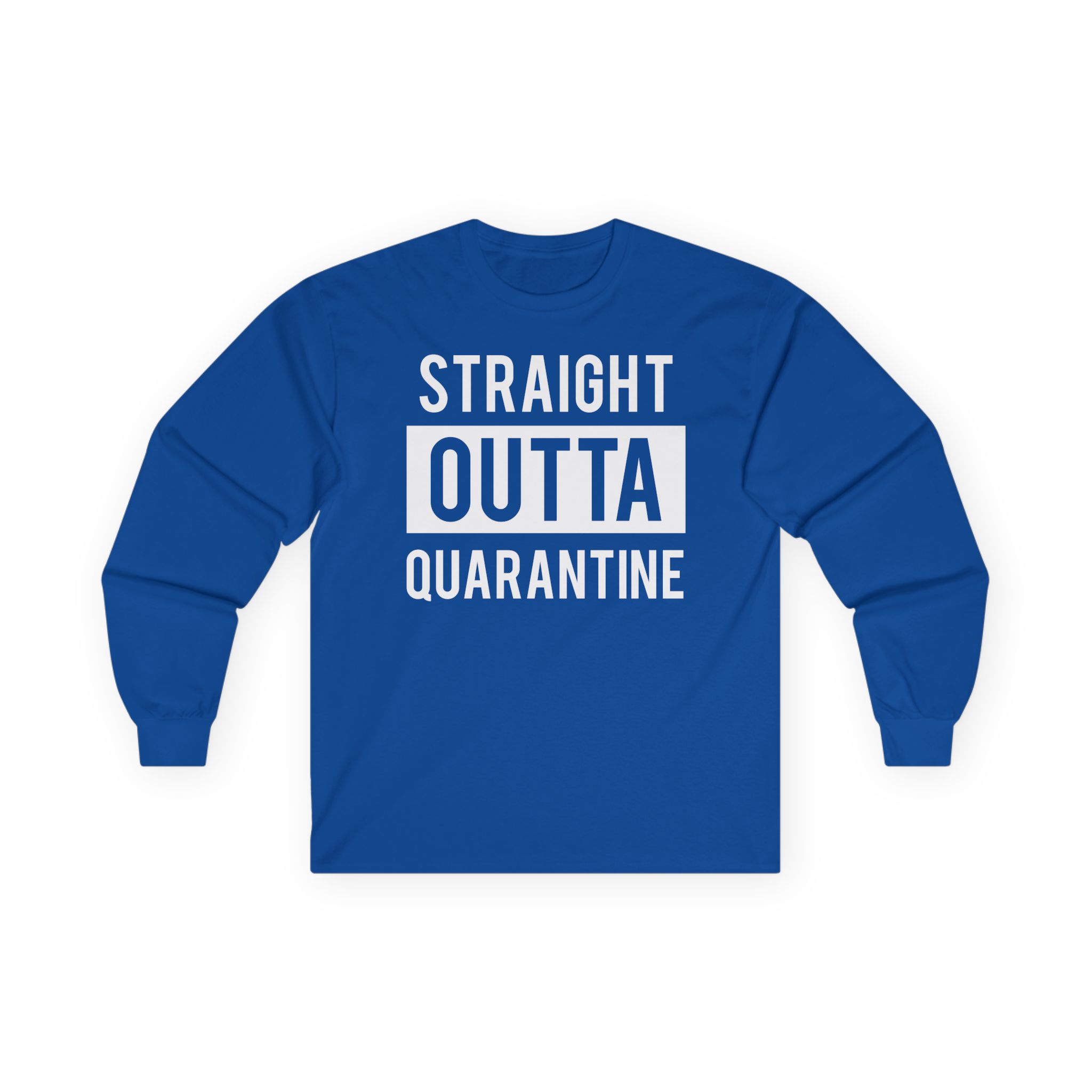 NWA Straight Outta Quarantine Unisex Ultra Cotton Long Sleeve Tee