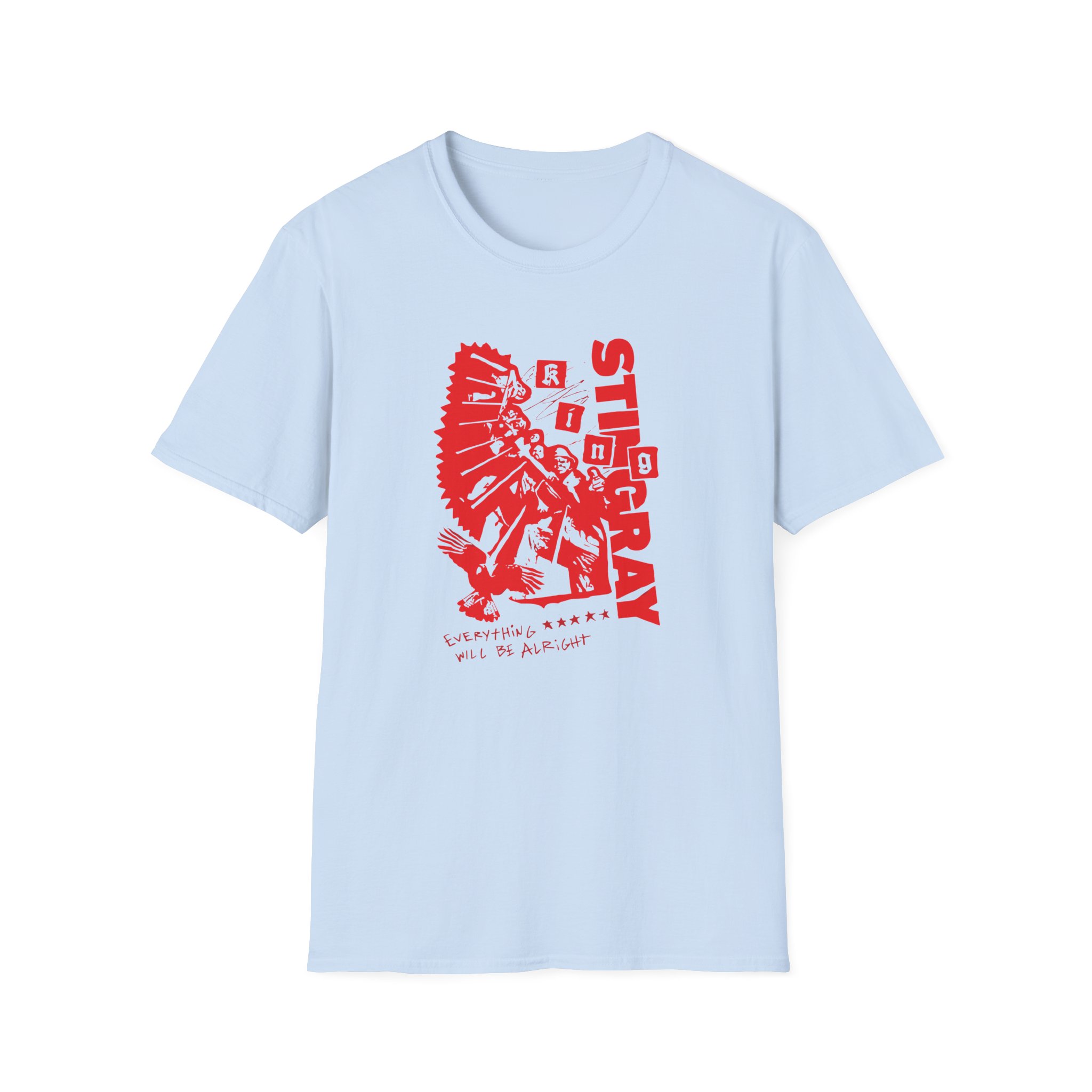 King Stingray Everything Will Be Alright Unisex Softstyle T-Shirt