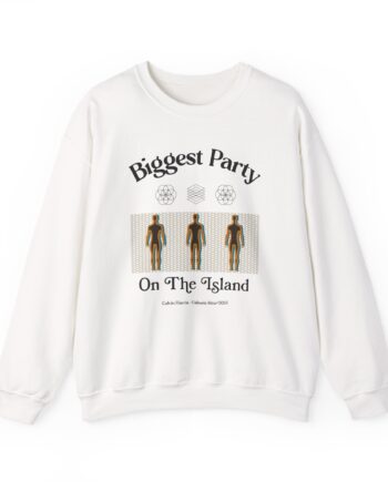 Calvin Harris Ushuaia Higher Island Party Unisex Heavy Blend™ Crewneck Sweatshirt