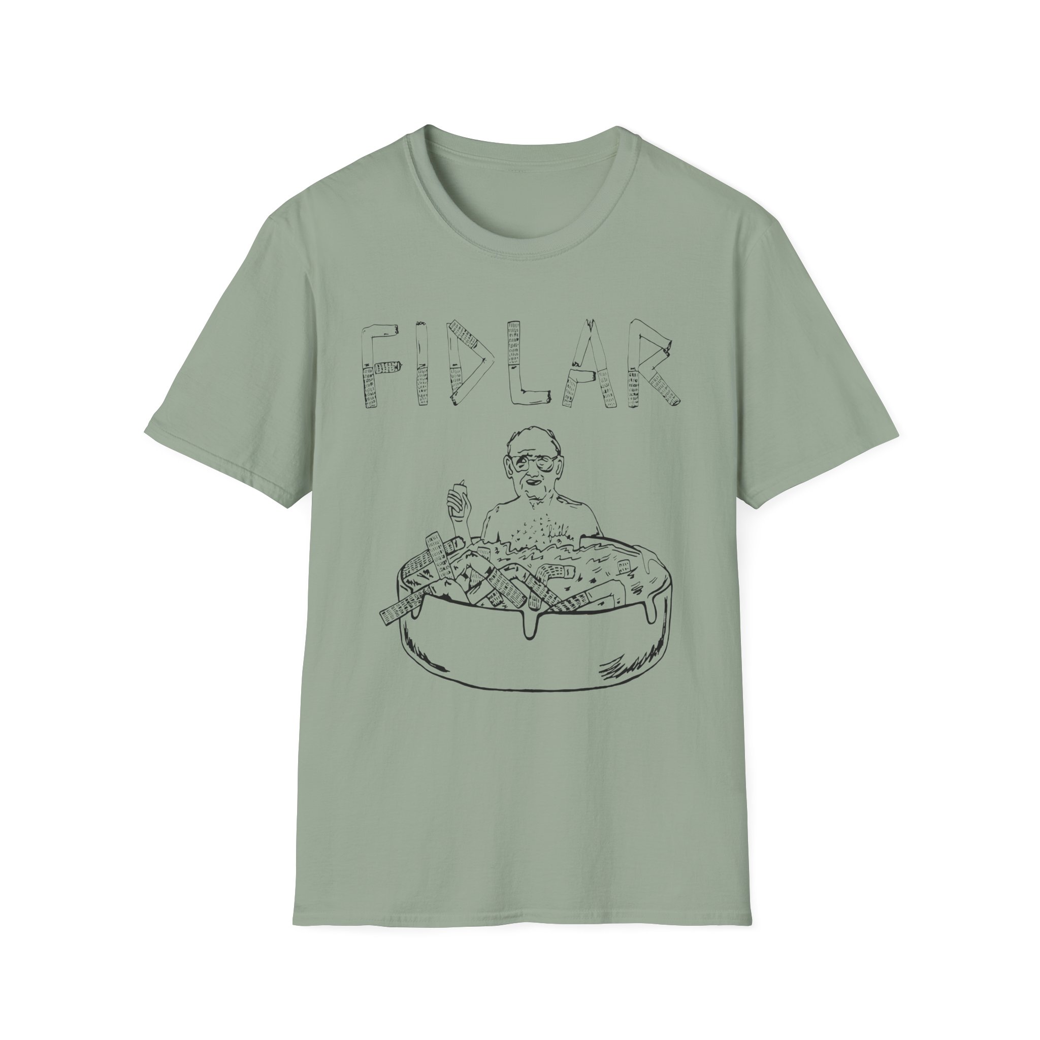 Fidlar Ashtray Unisex Softstyle T-Shirt