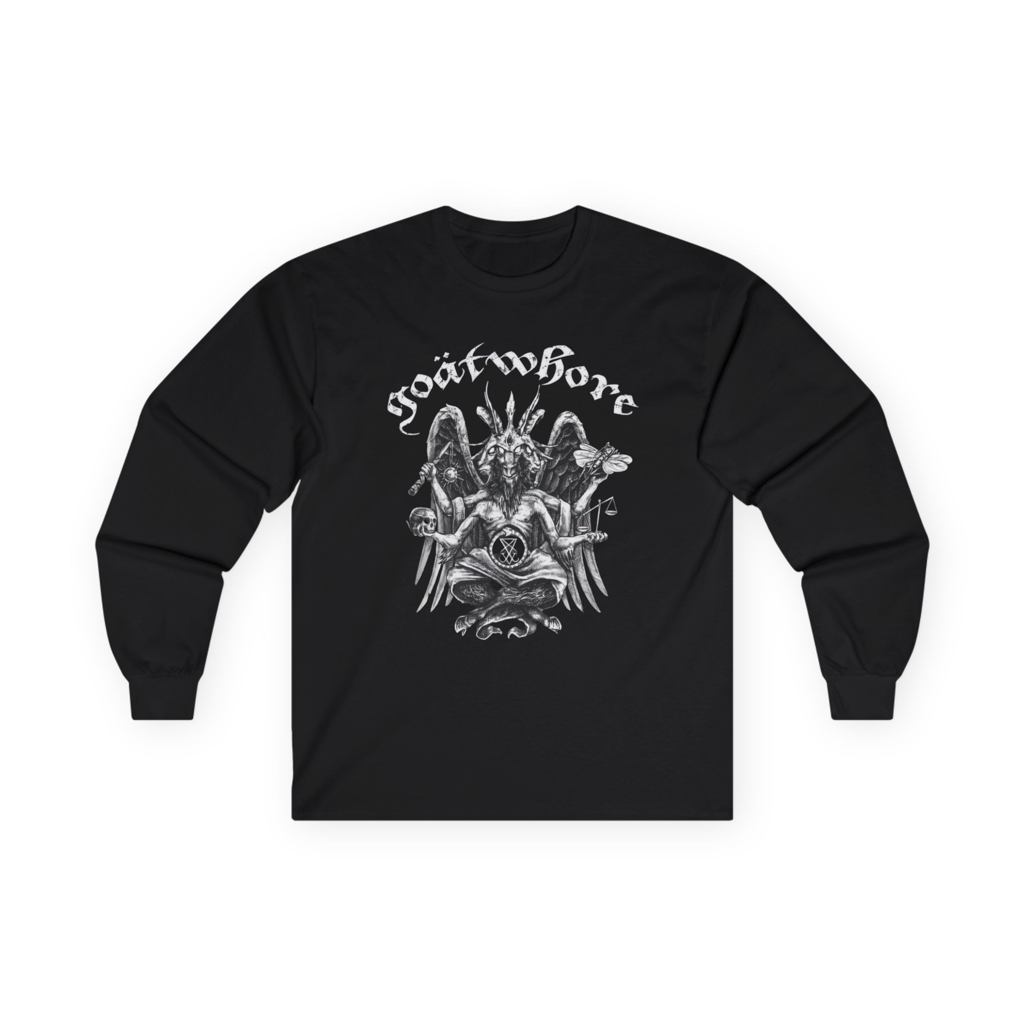 Goatwhore who Needs a God When You've Got Satan Unisex Ultra Cotton Long Sleeve Tee